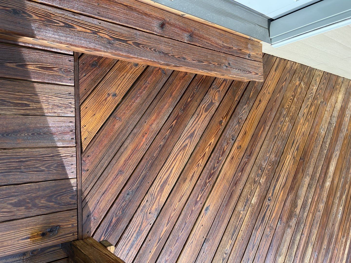 Weathered Deck using Wood Sealant by DuraSeal