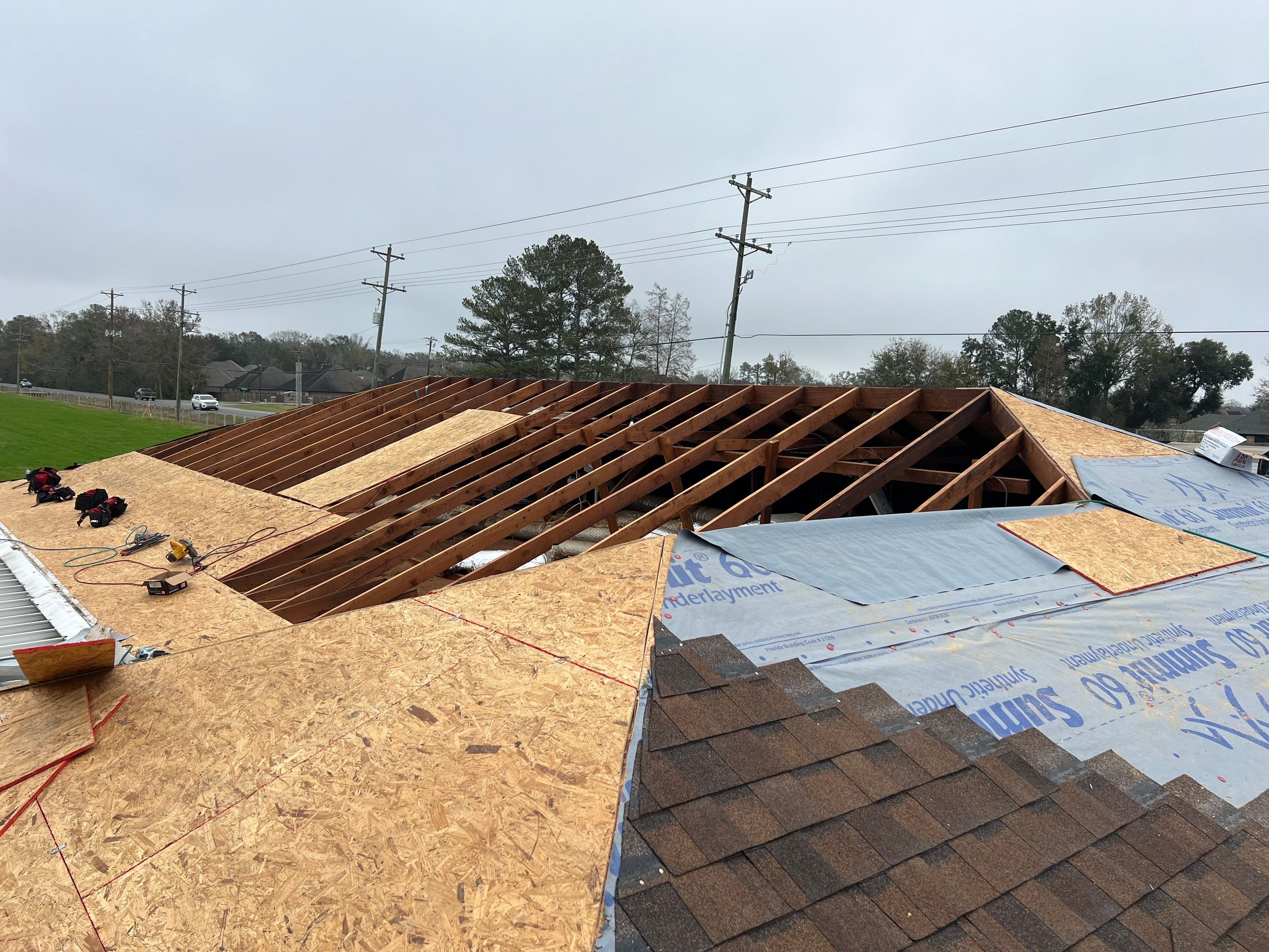 Residential Roof and Deck Replacement. by Top Team Construction