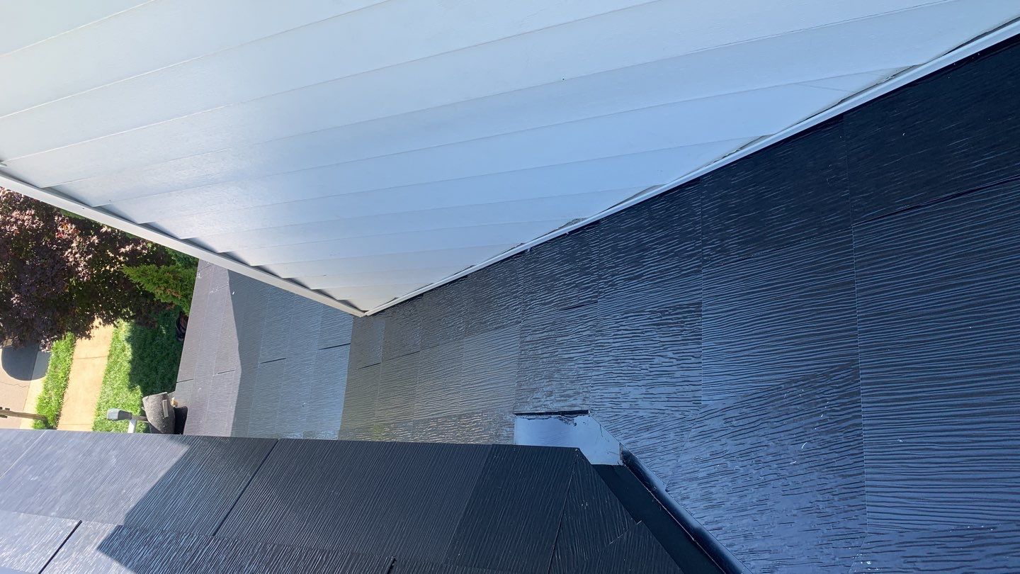 Tesla Solar Roof Replacement using Tesla Solar Roof V3 tiles by American Home Contractors