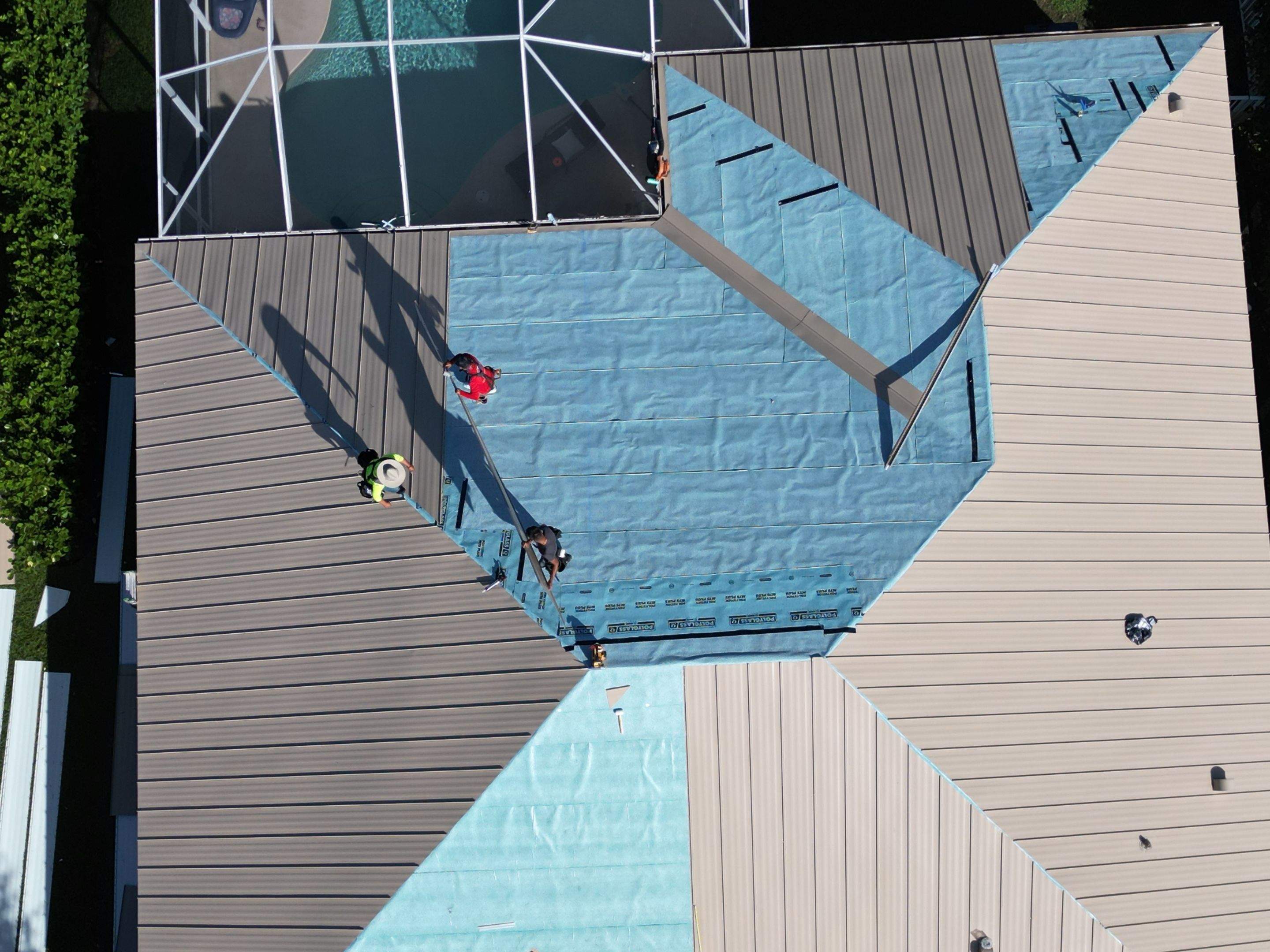 Champagne Standing Seam by Reimagine Roofing