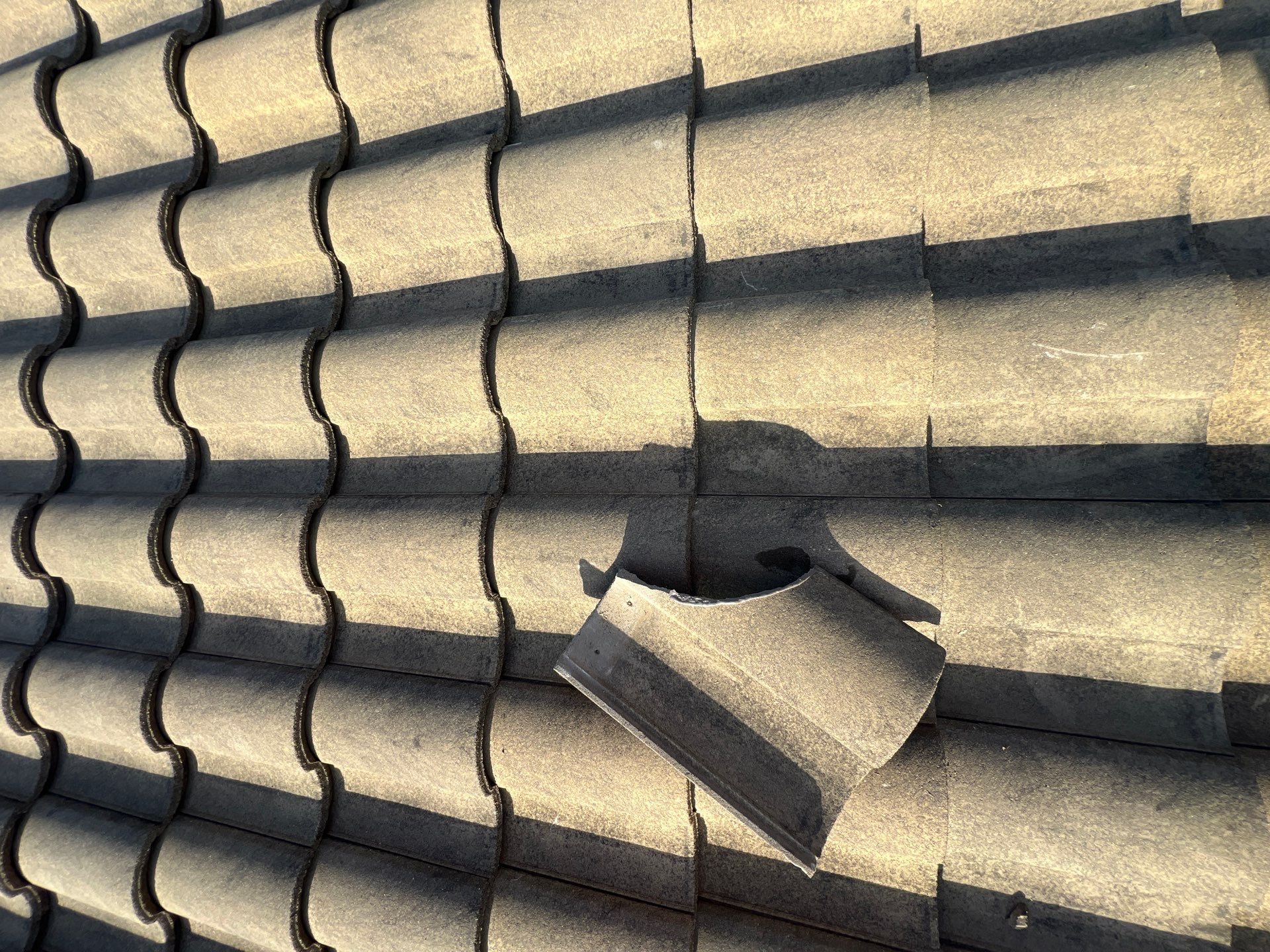 Residential Roofing Repair using tile by Roof Repair Company