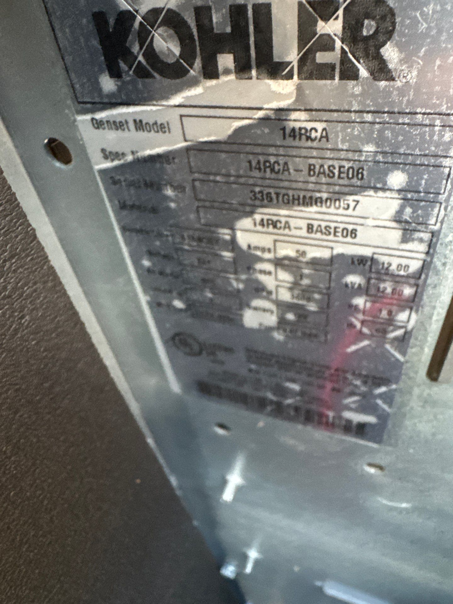KOHLER Generator Repair by GSHA Services LTD