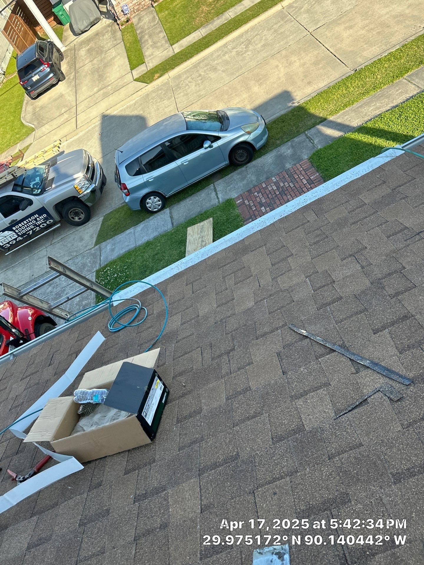 Project in Metairie by Robertson Roofing & Siding Inc