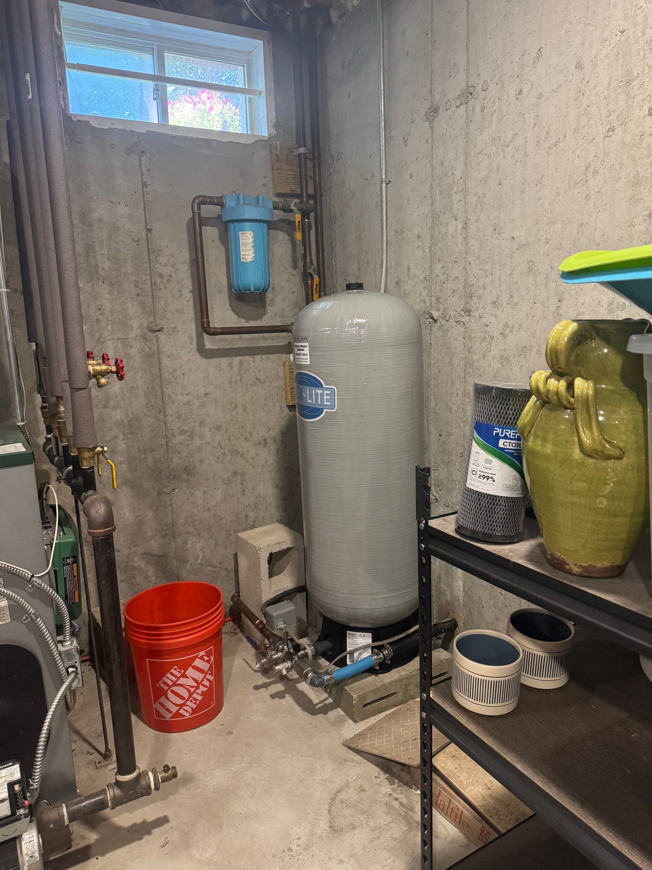 Water Filter Installation by Stake Plumbing and Heating