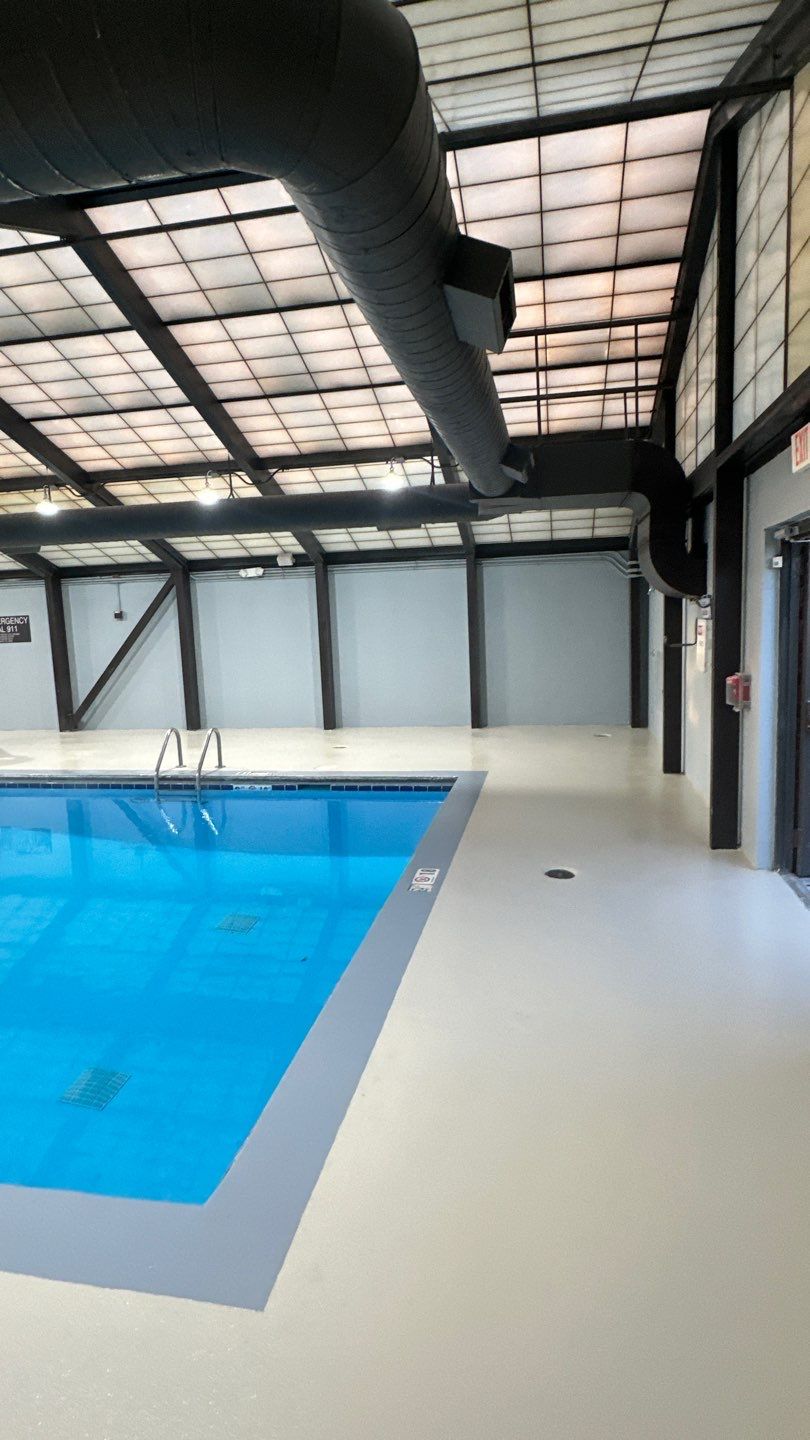 Hotel Pool Deck Project in Mason by Floors in a Day, Inc