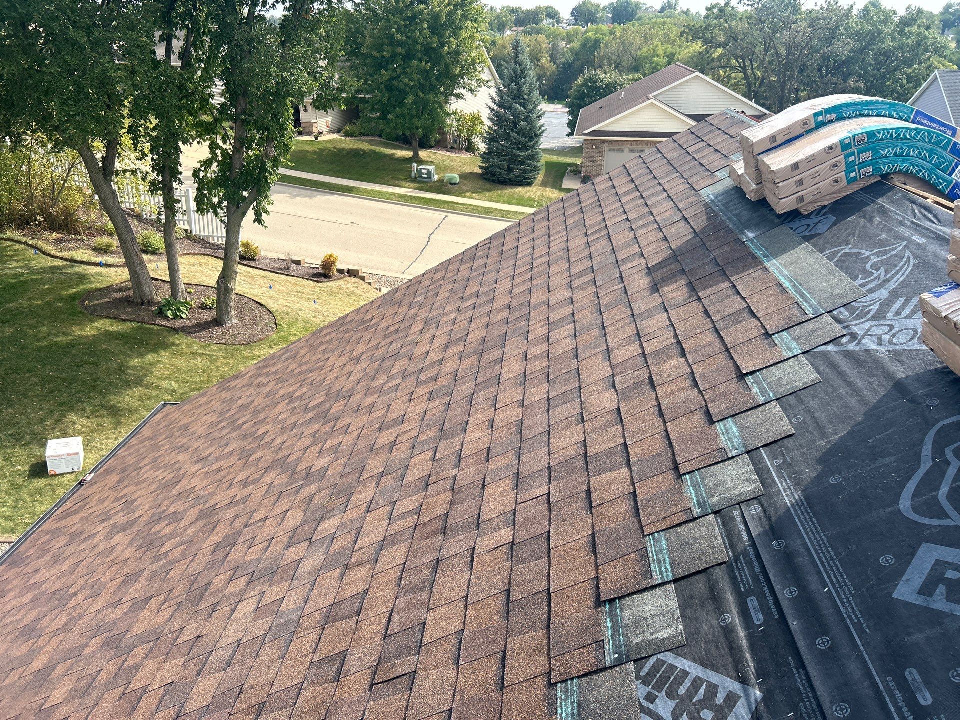 Residential Roofing Installation using CertainTeed Landmark Shingles by KRC Roofing And Siding