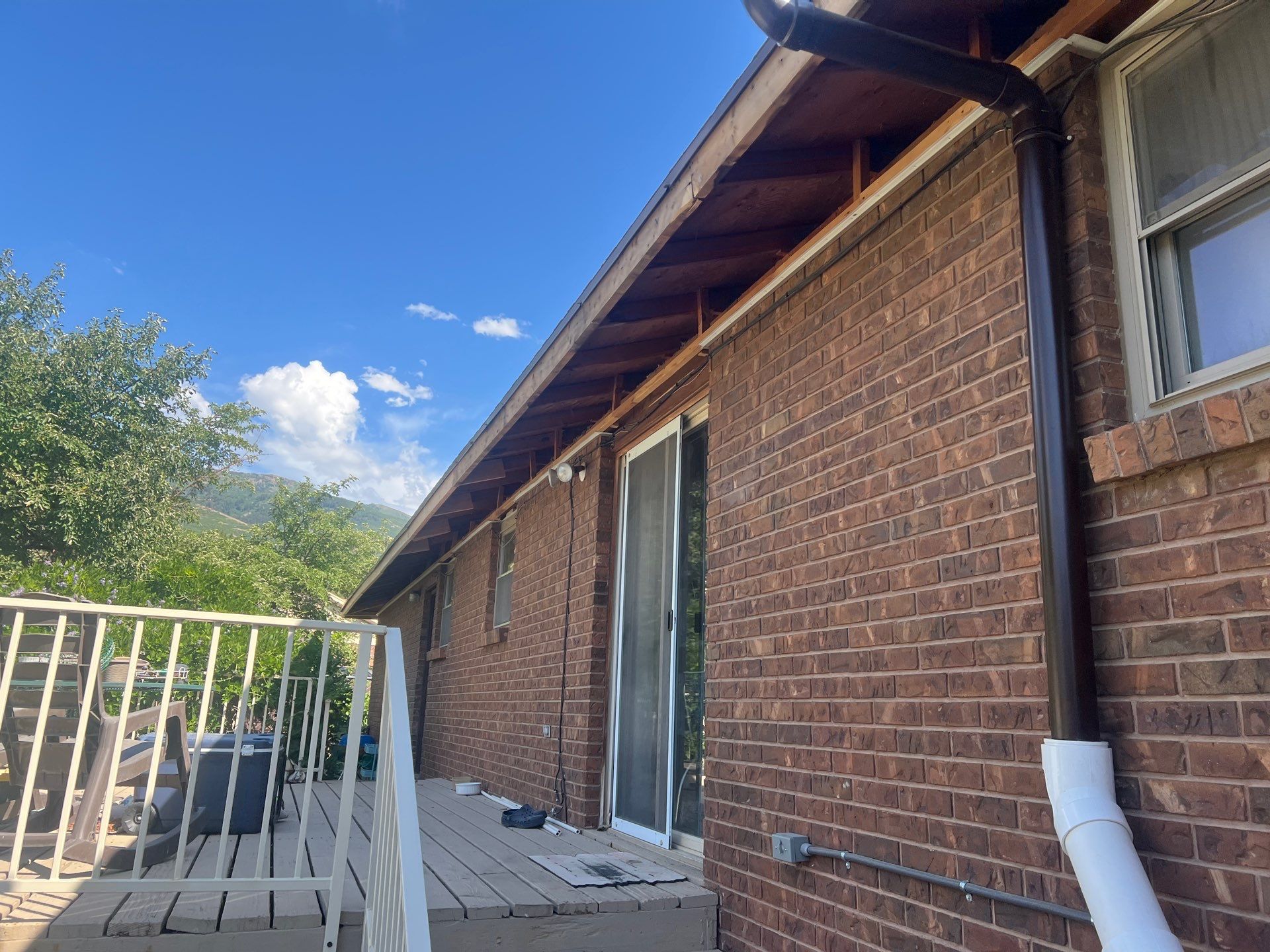 Project in South Weber by Emerald Gotcha Gutters 
