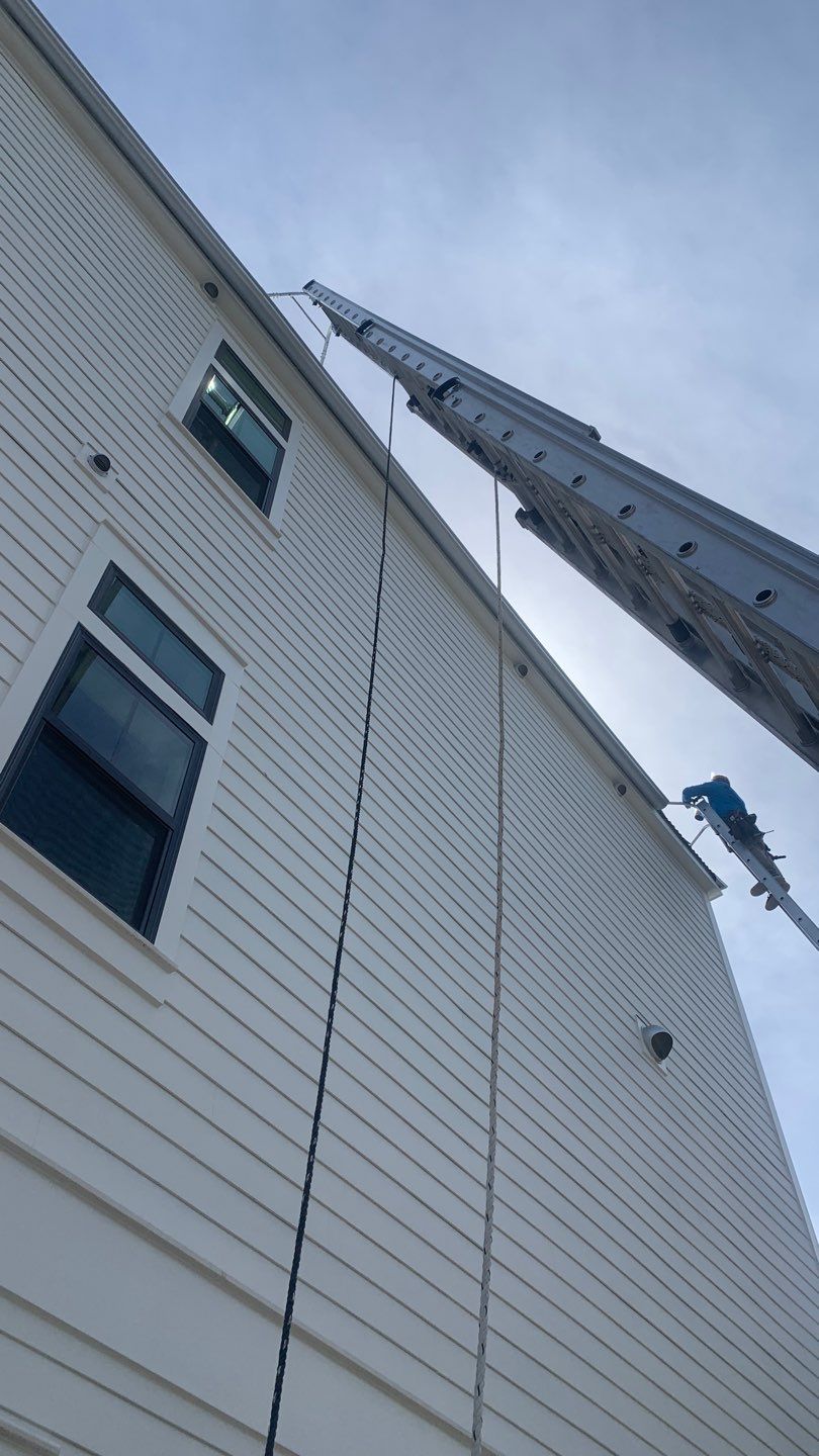 Seamless Gutter Installation Using Galvalume Half Round Gutters by Gutter Professors