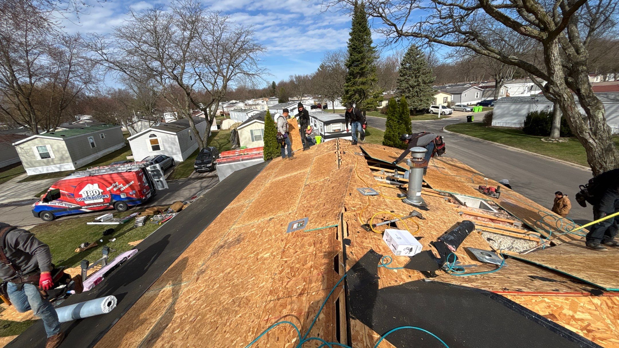 Roof Replacement using Owens Corning Sierra Gray by 180 Contractors