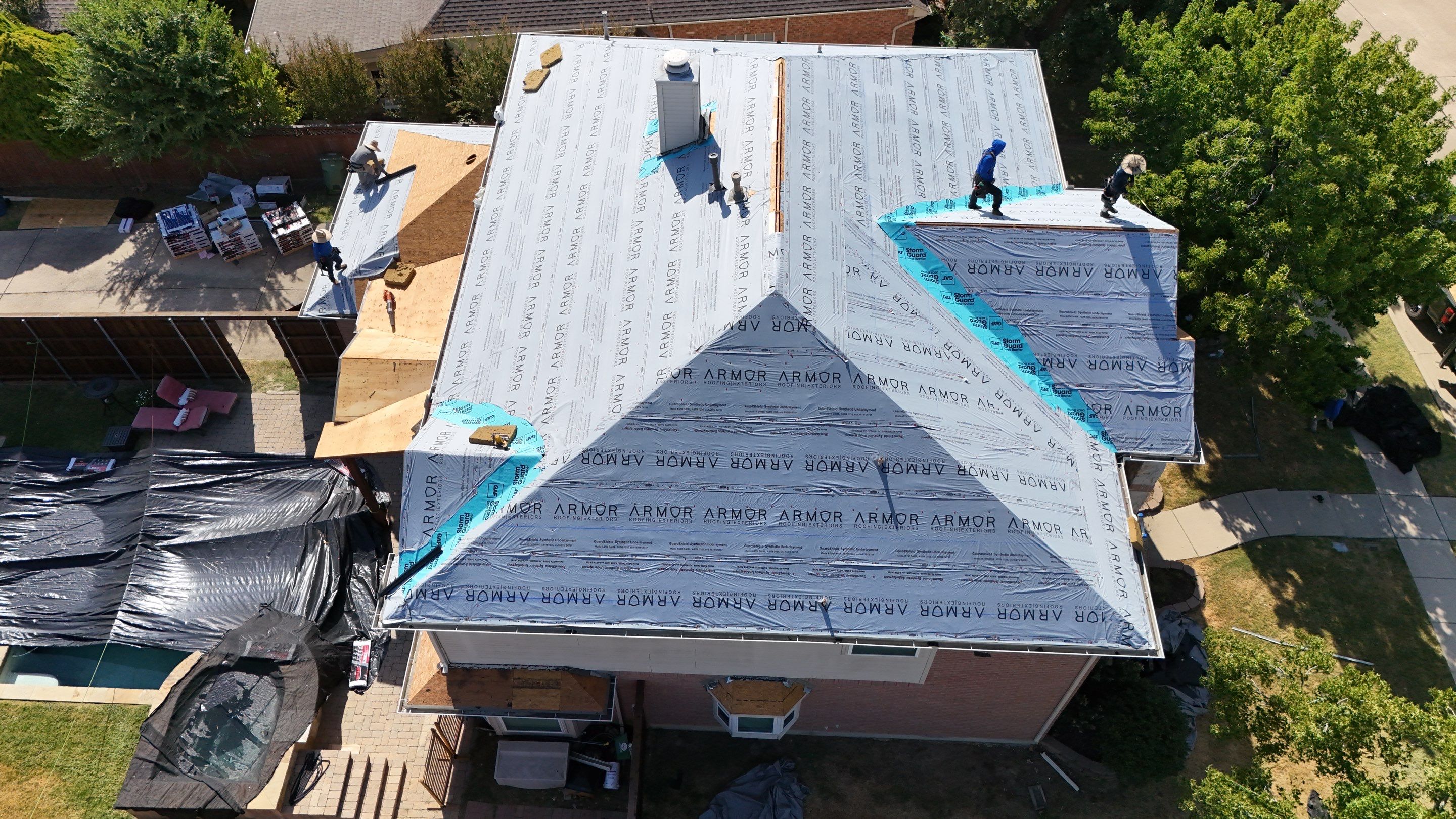 Lewisville Full Roof Replacement Featuring Complete Plywood Re-Decking by Armor Roofing | Exteriors