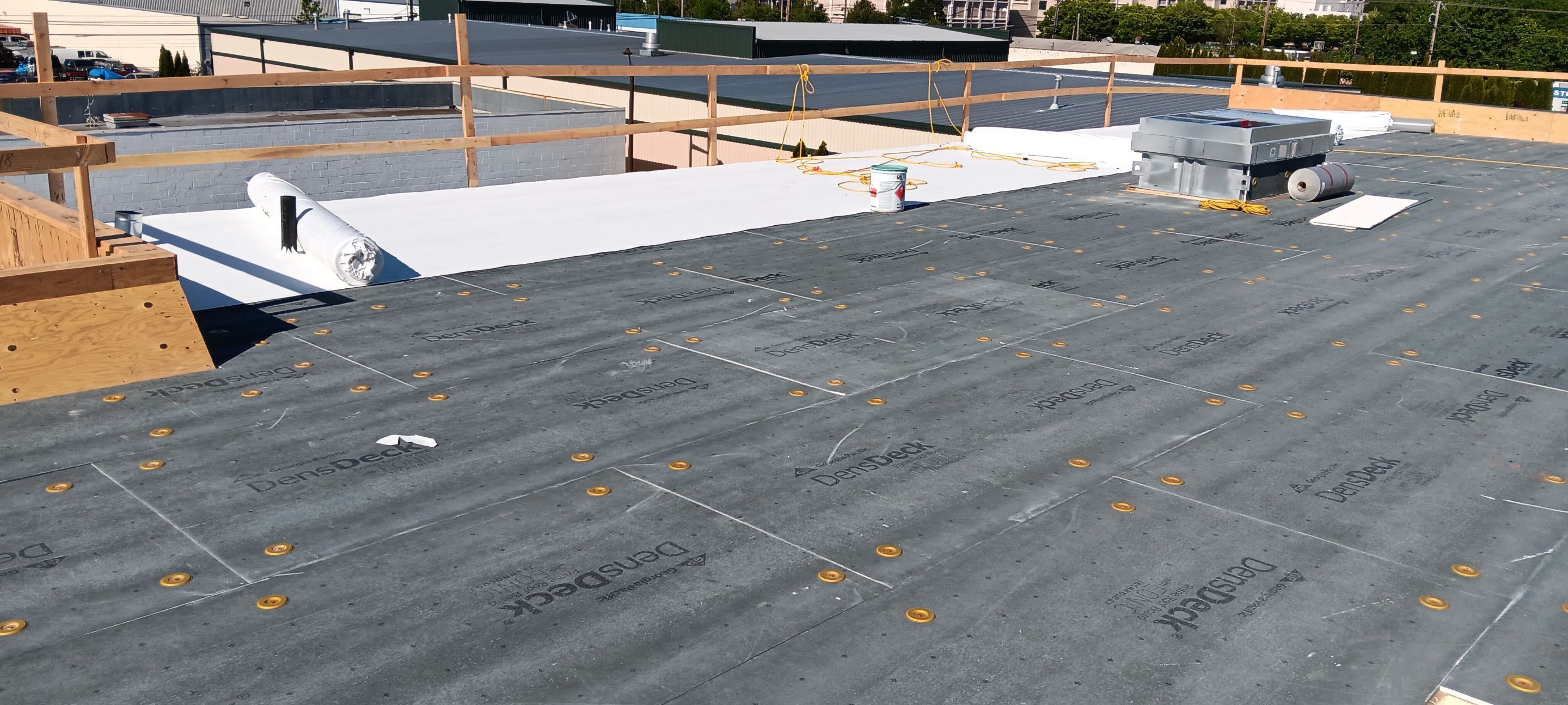Commercial Roofing Replacement using TPO by Vitan Construction LLC 