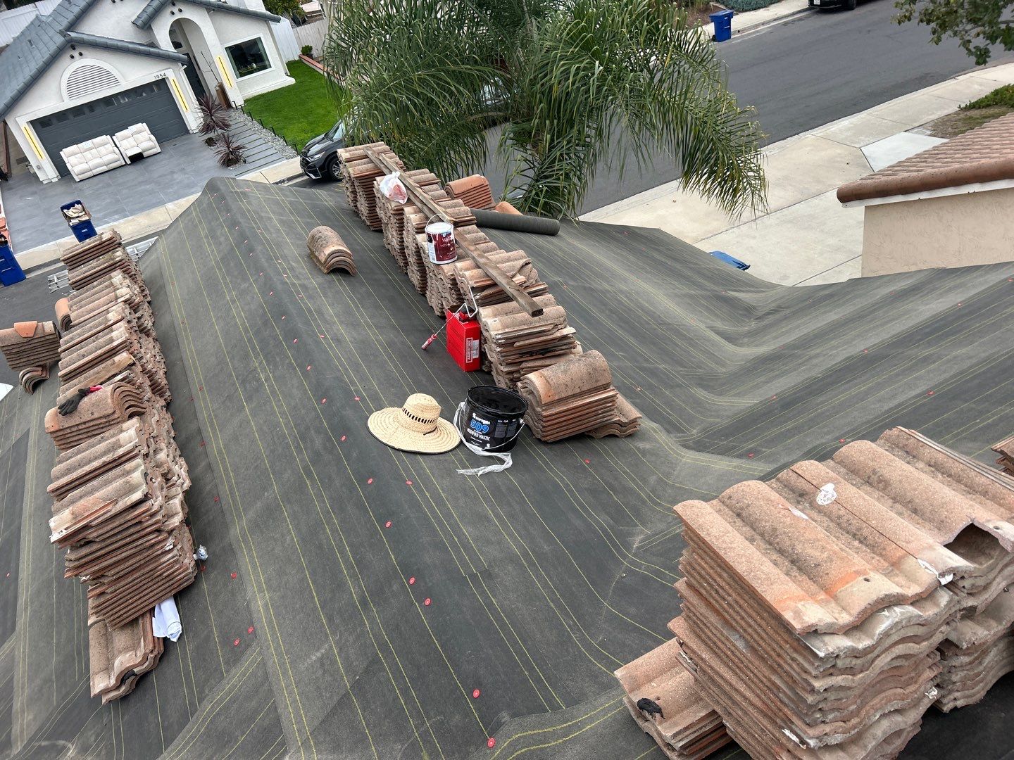 Comprehensive Concrete Tile Roof Replacement and Structural Wood Repair in Chula Vista by Reliable Roofing San Diego Inc.
