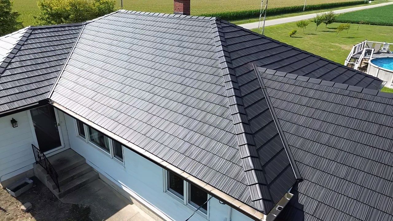 Metal Shake Shingle Roof Installation in Van Wert, Ohio by 4Ever Metal Roofing