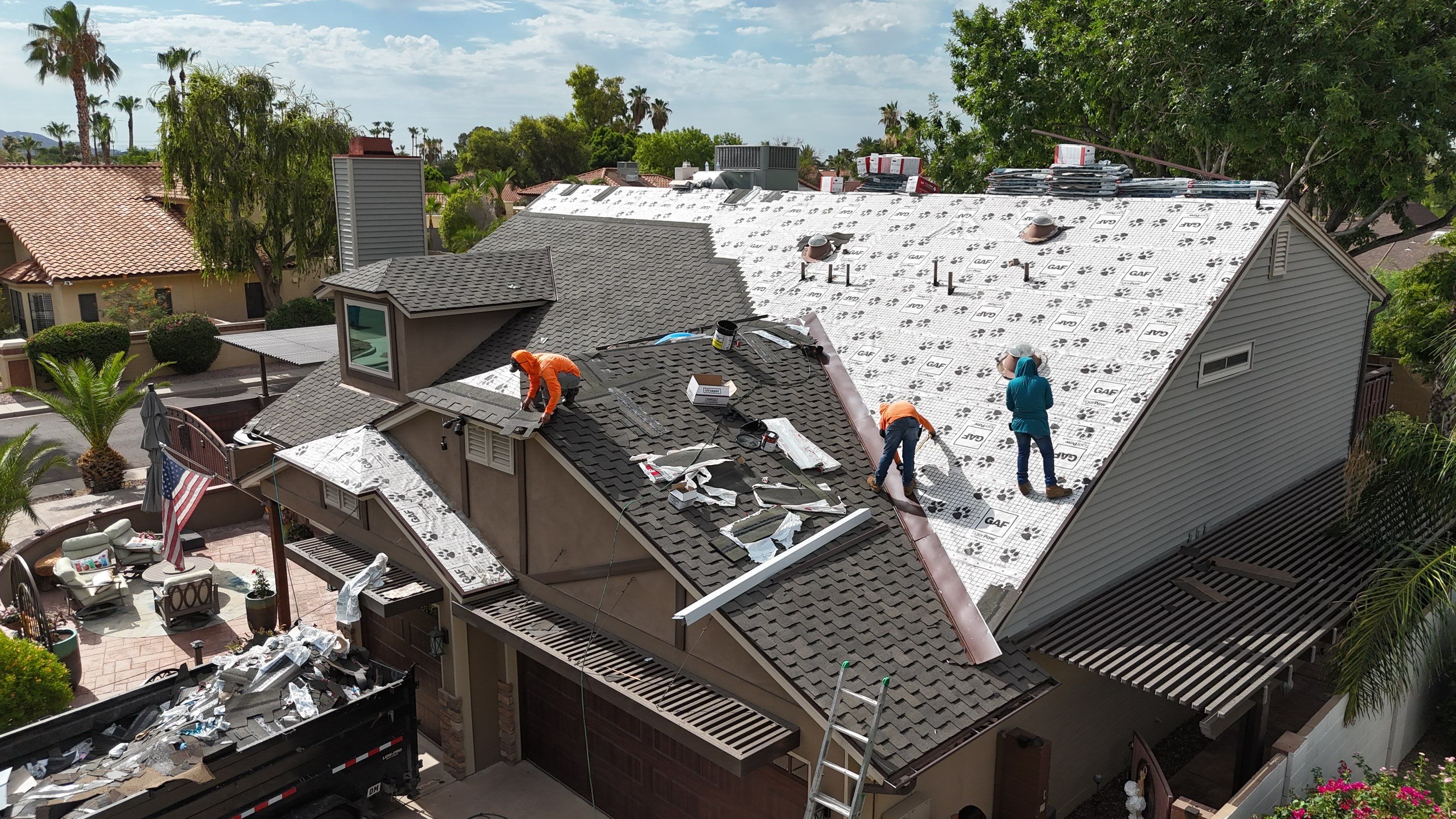 Project in Scottsdale, AZ by Saint Roofing