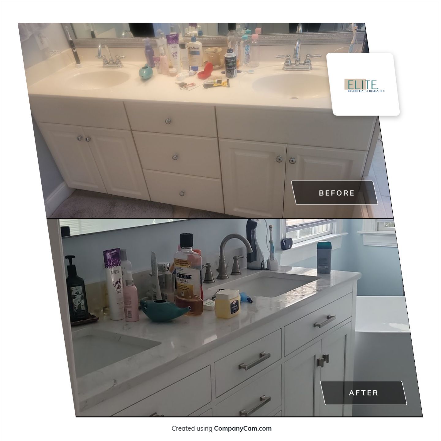 A Stunning Cary Bathroom Reimagined by Elite Remodeling and Design LLC