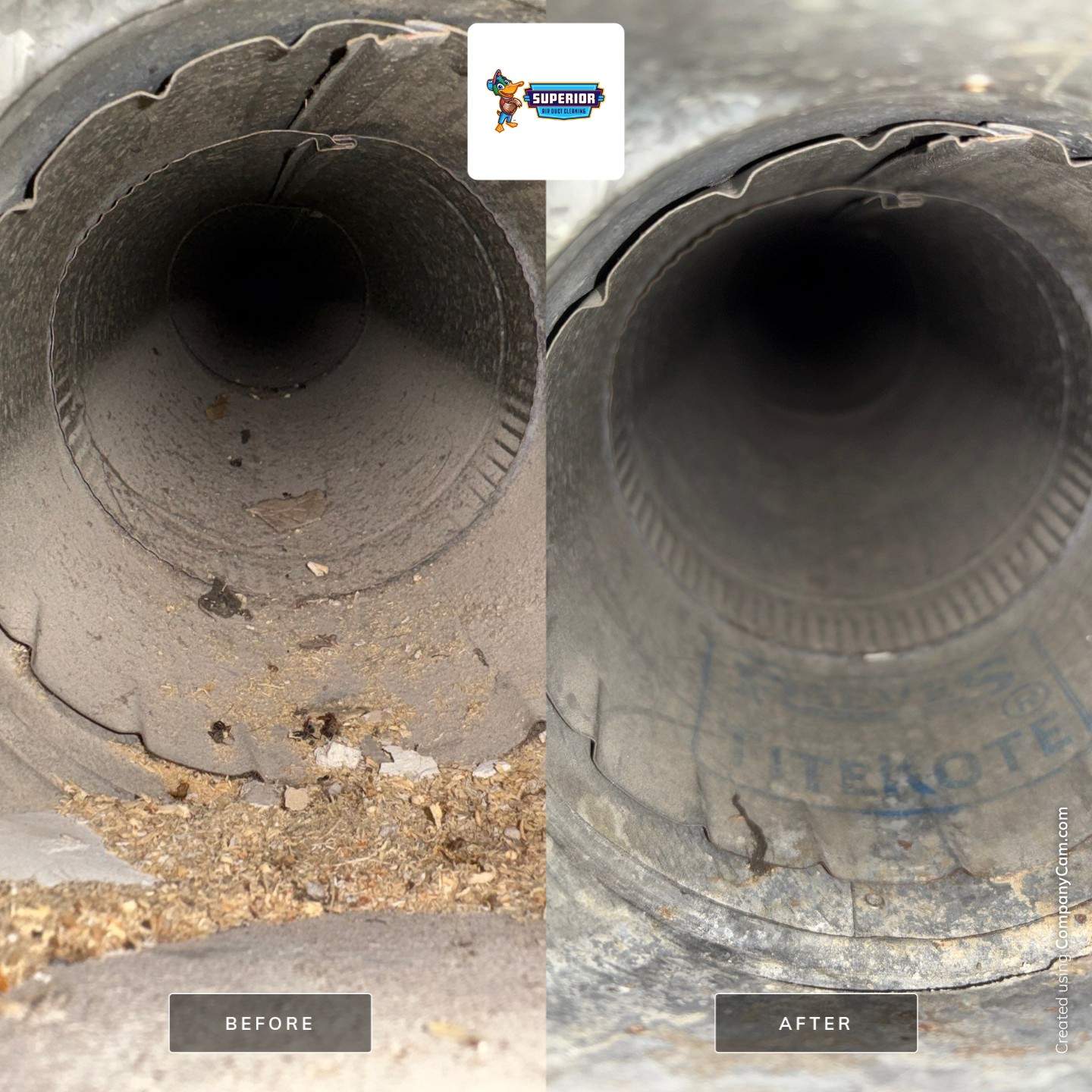Air Duct Cleaning With a Vacuum Truck in Warren, OH by Superior Air Duct Cleaning