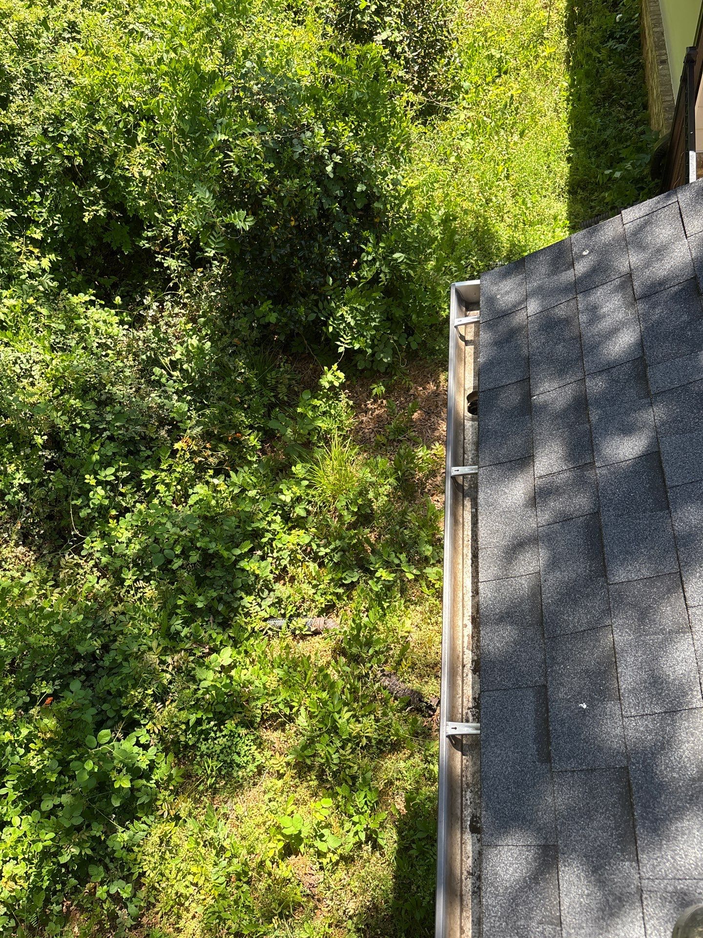 Commercial gutter cleaning Duluth & Gwinnett, GA	 after photo with clean gutters