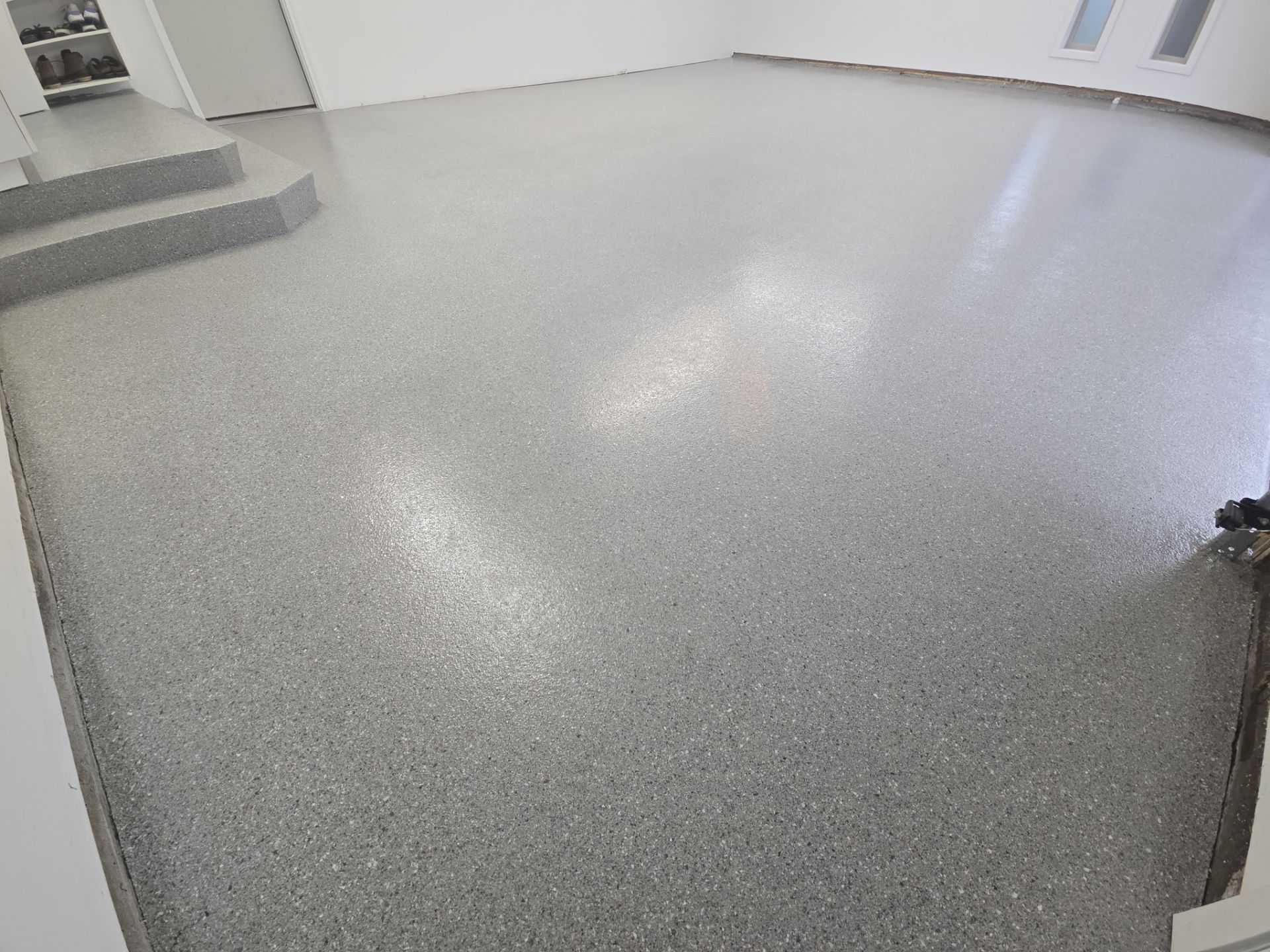 Garage Transformation using Agate Hybrid by Croc Coatings, LLC