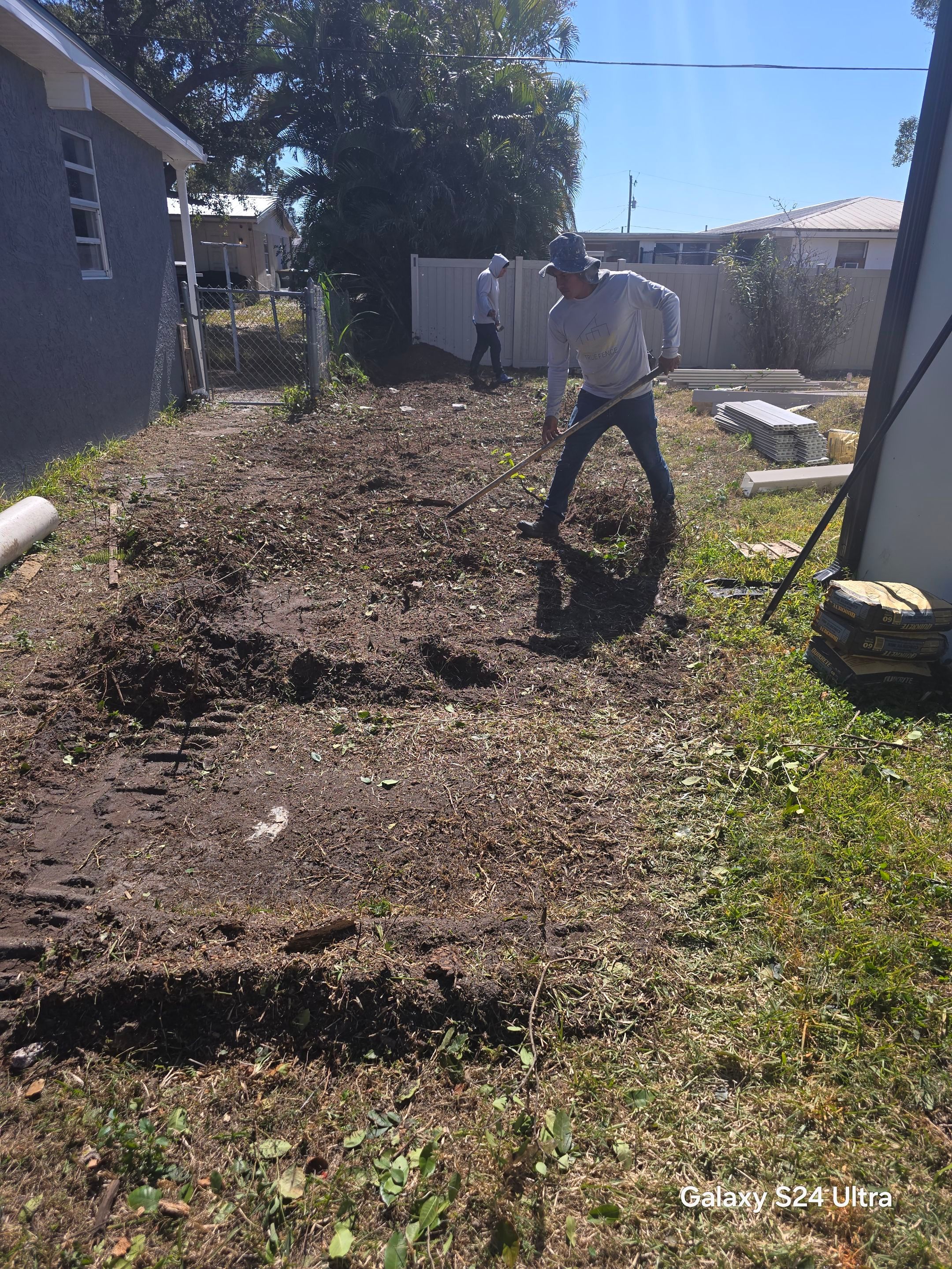 Custom Color Vinyl Fence in North Port by True Fence LLC
