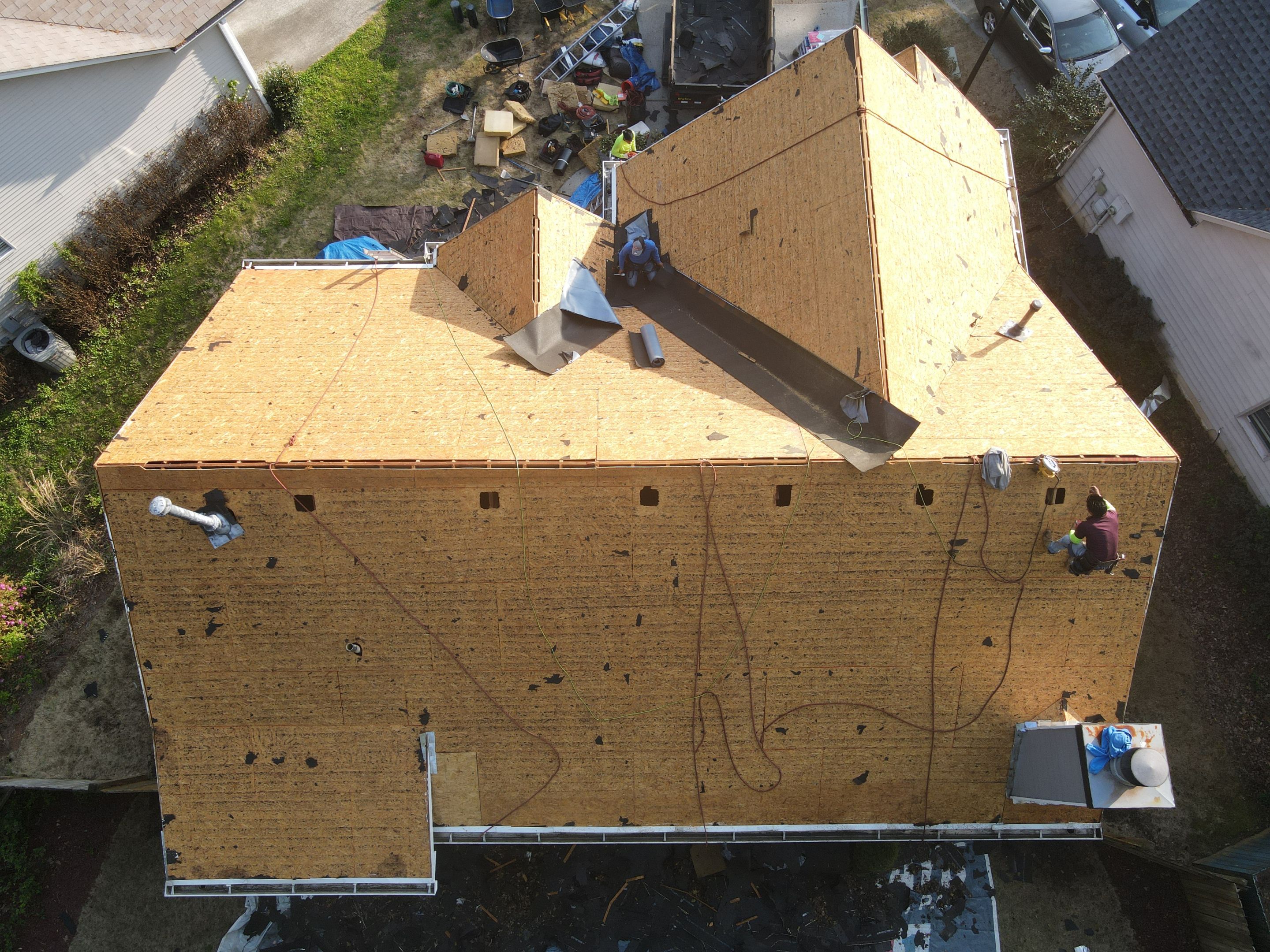 Residential Roofing Installation using GAF by Inspector Roofing and Restoration