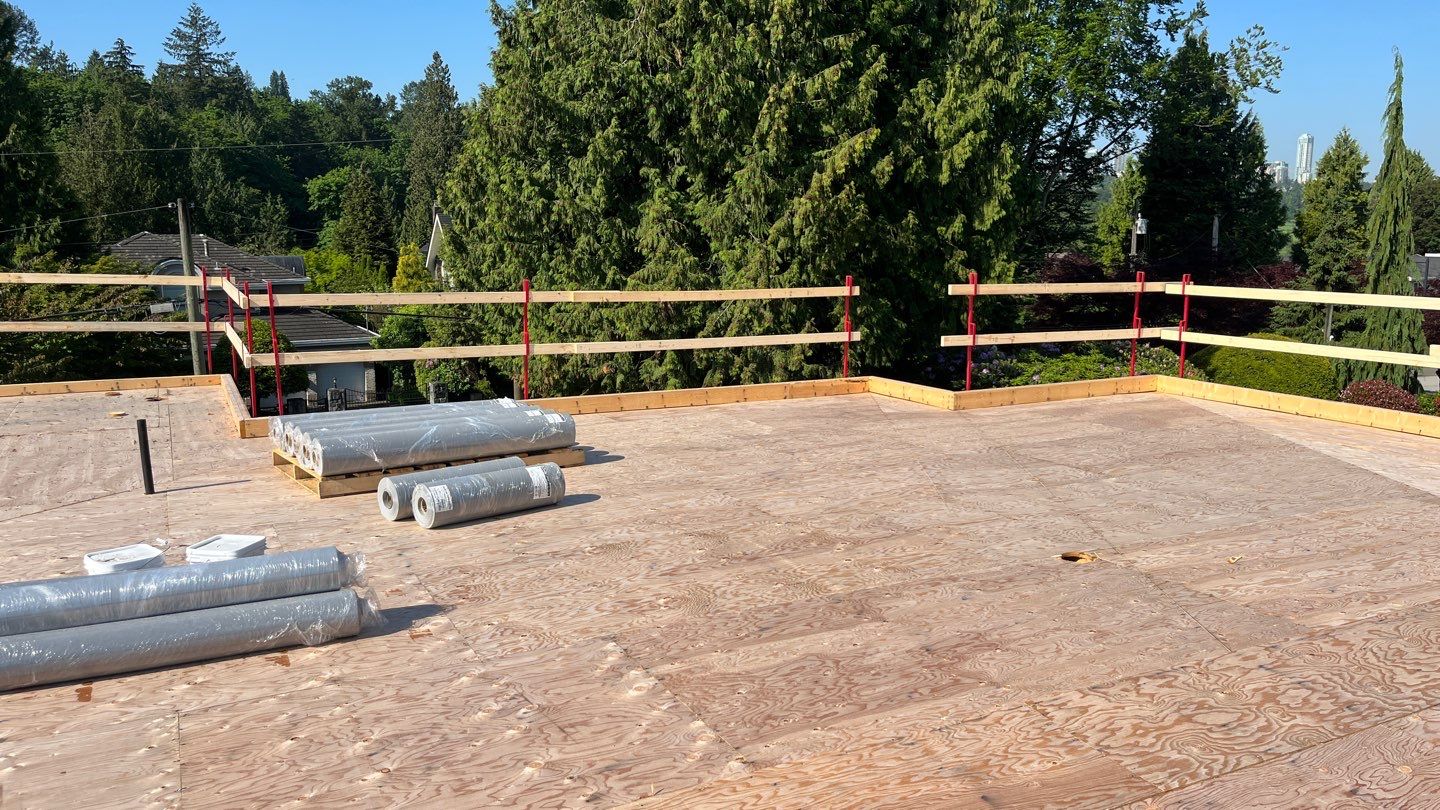 Residential Roofing Installation using Durolast roofing membrane by Top Notch Roofing Inc