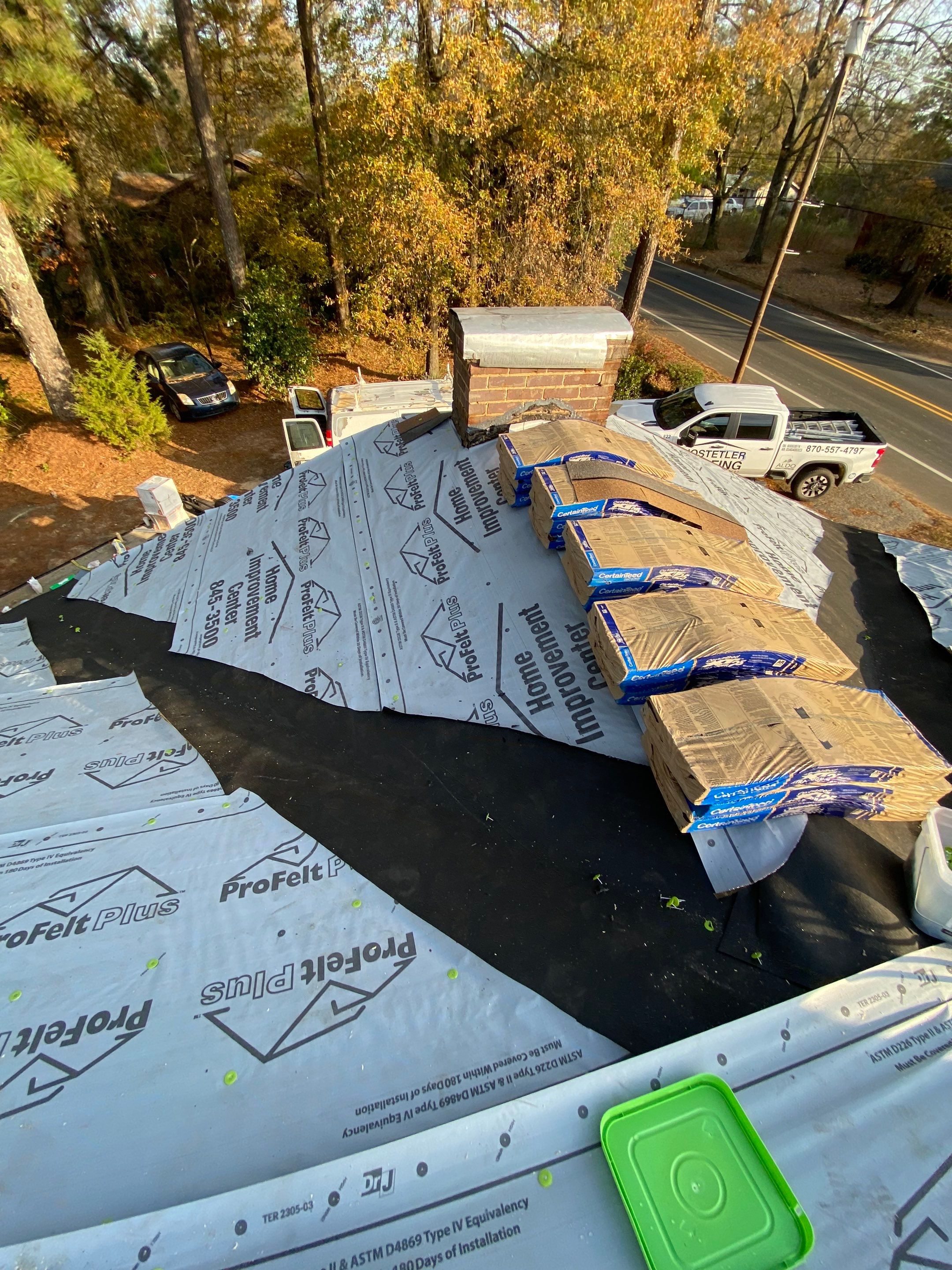 Residential Shingle Reroof using CertainTeed XT25: Resawn Shake by Hostetler Roofing