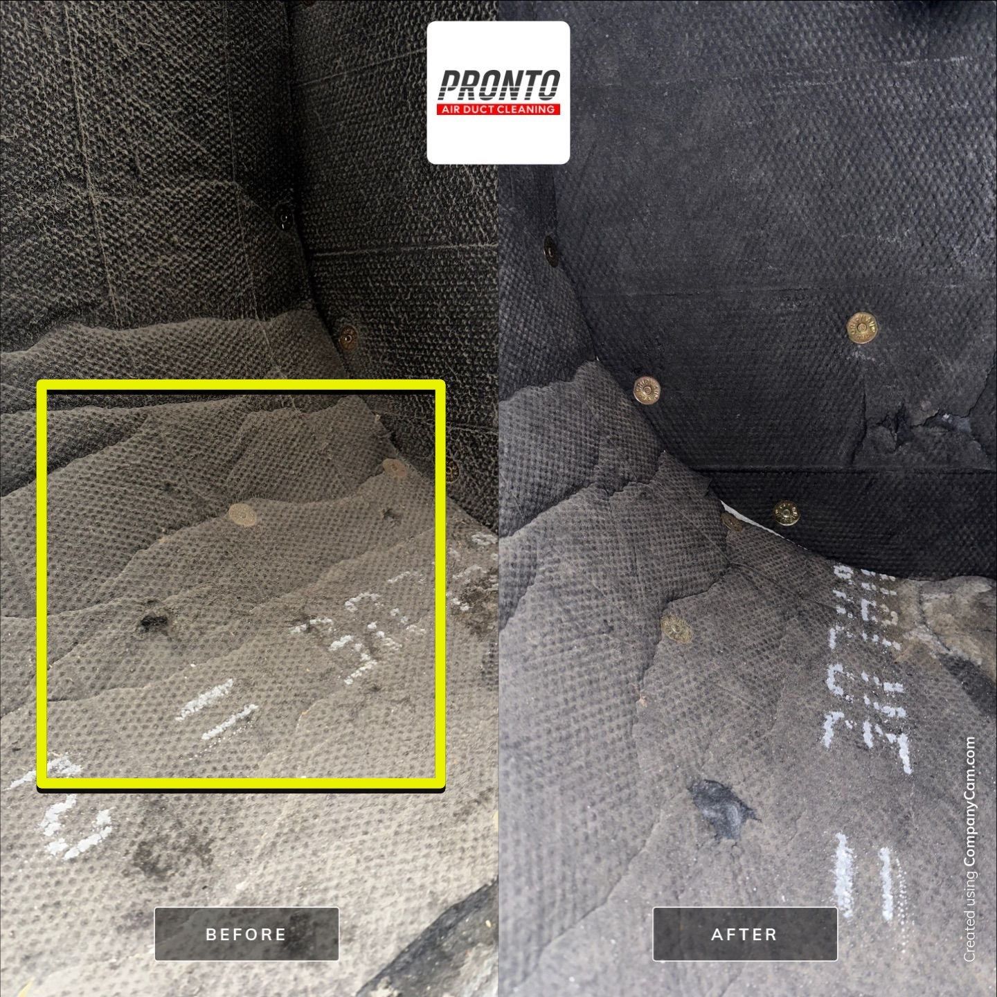 Air duct cleaning using Hypervac by Pronto Air Duct Cleaning