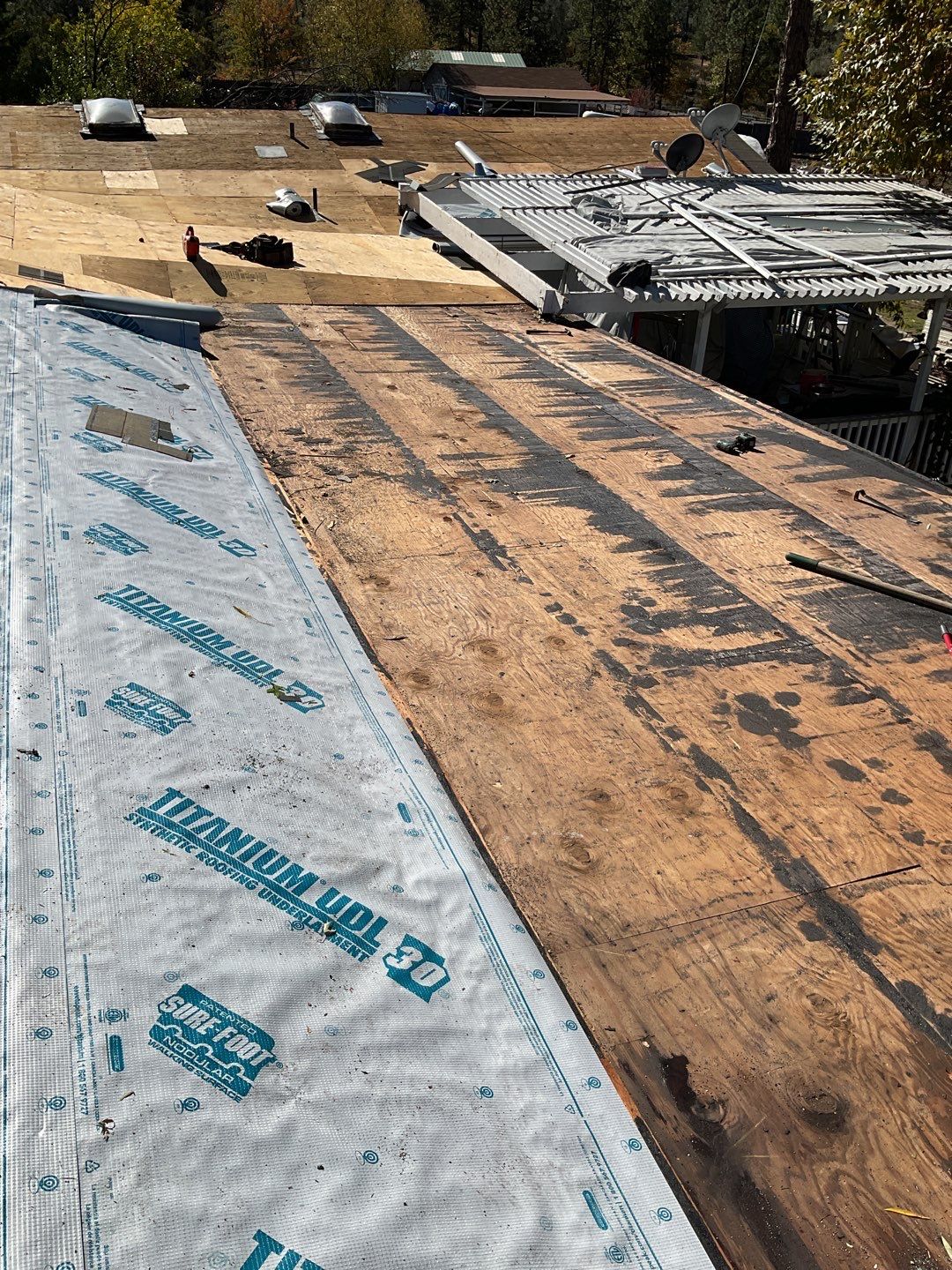 Residential Roofing Installation using Owens Corning Roofing Shingles by Byers Enterprises 