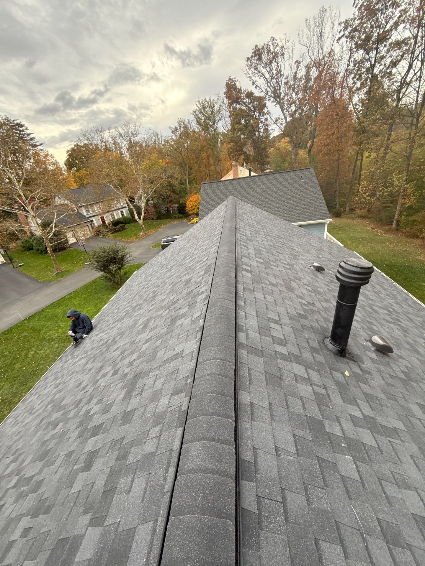 Alexandria :Residential Roof Replacement with CertainTeed Landmark Pro in Max Def Moire Black  by RM Banning, Inc.