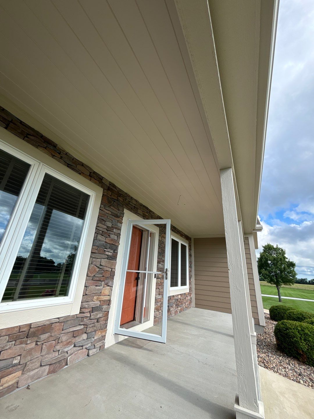 Exterior Painting and Wood Rot Repair for Wellsville Residence by Cougar Painting