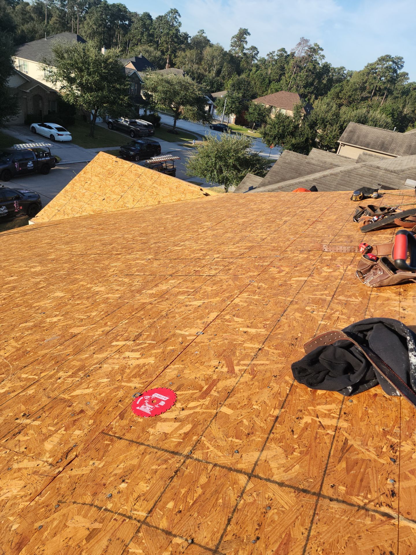 Residential Roofing Installation using Owen's Corning Duration (Lifetime) Shingles by Roof Repair Company