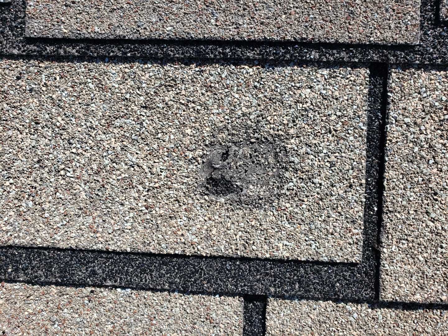 Hail Damage using GAF Timberline Ultra by The Roof Doctor