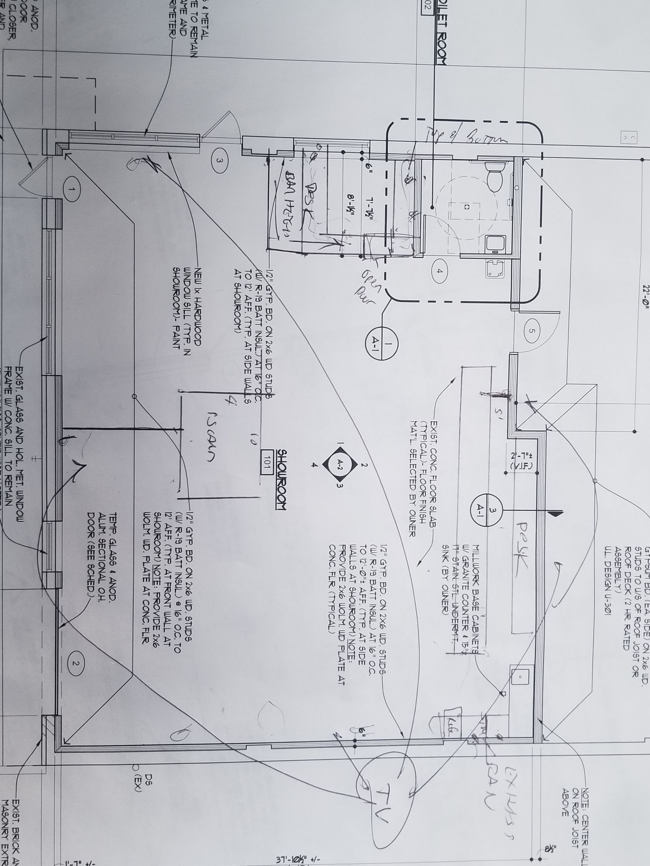 Building out NorthWest Construction Showroom  by Northwest Construction 