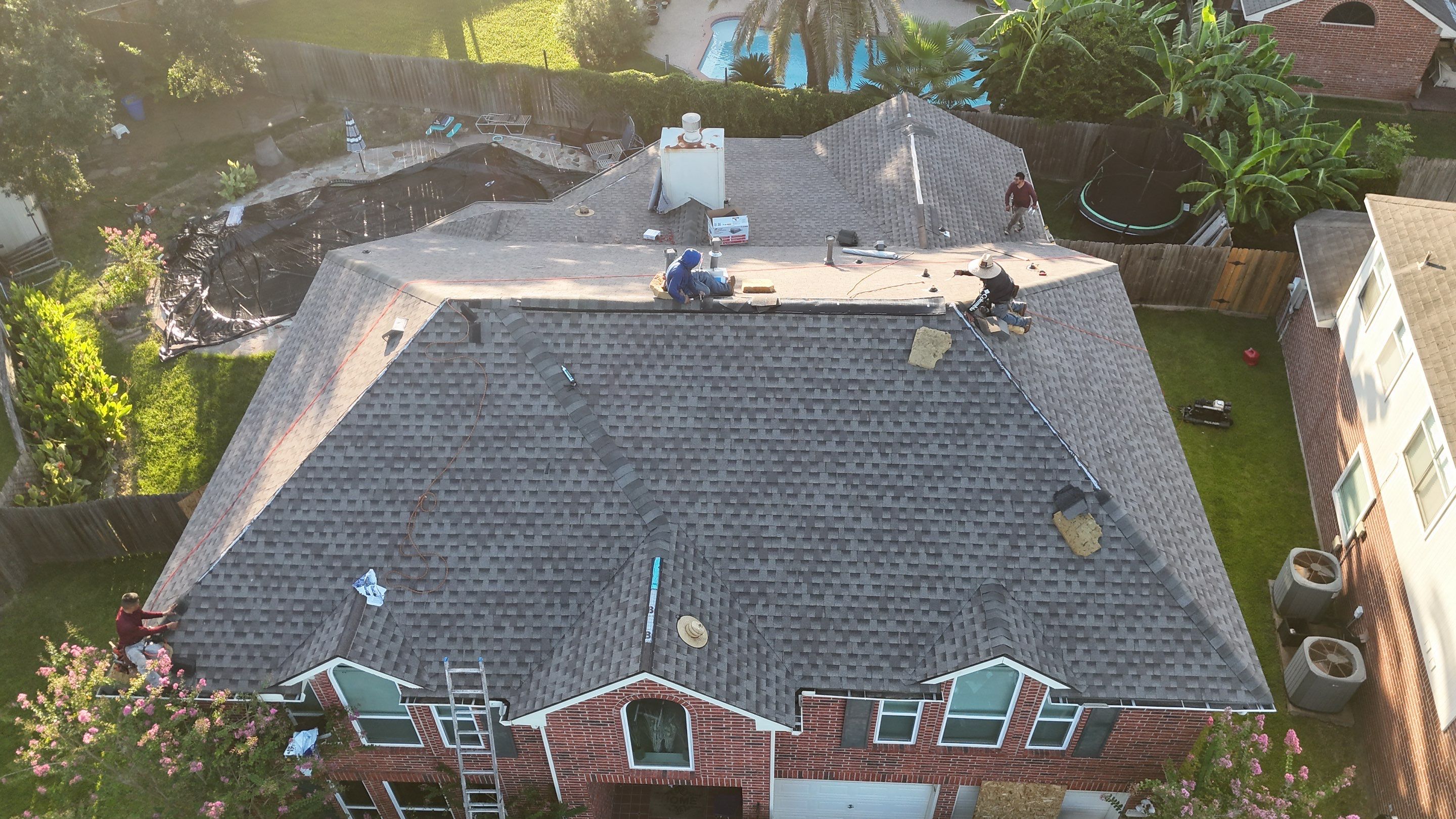 Roof Replacement for Two-Story Brick Home in Katy, TX by Onit Roofing LLC