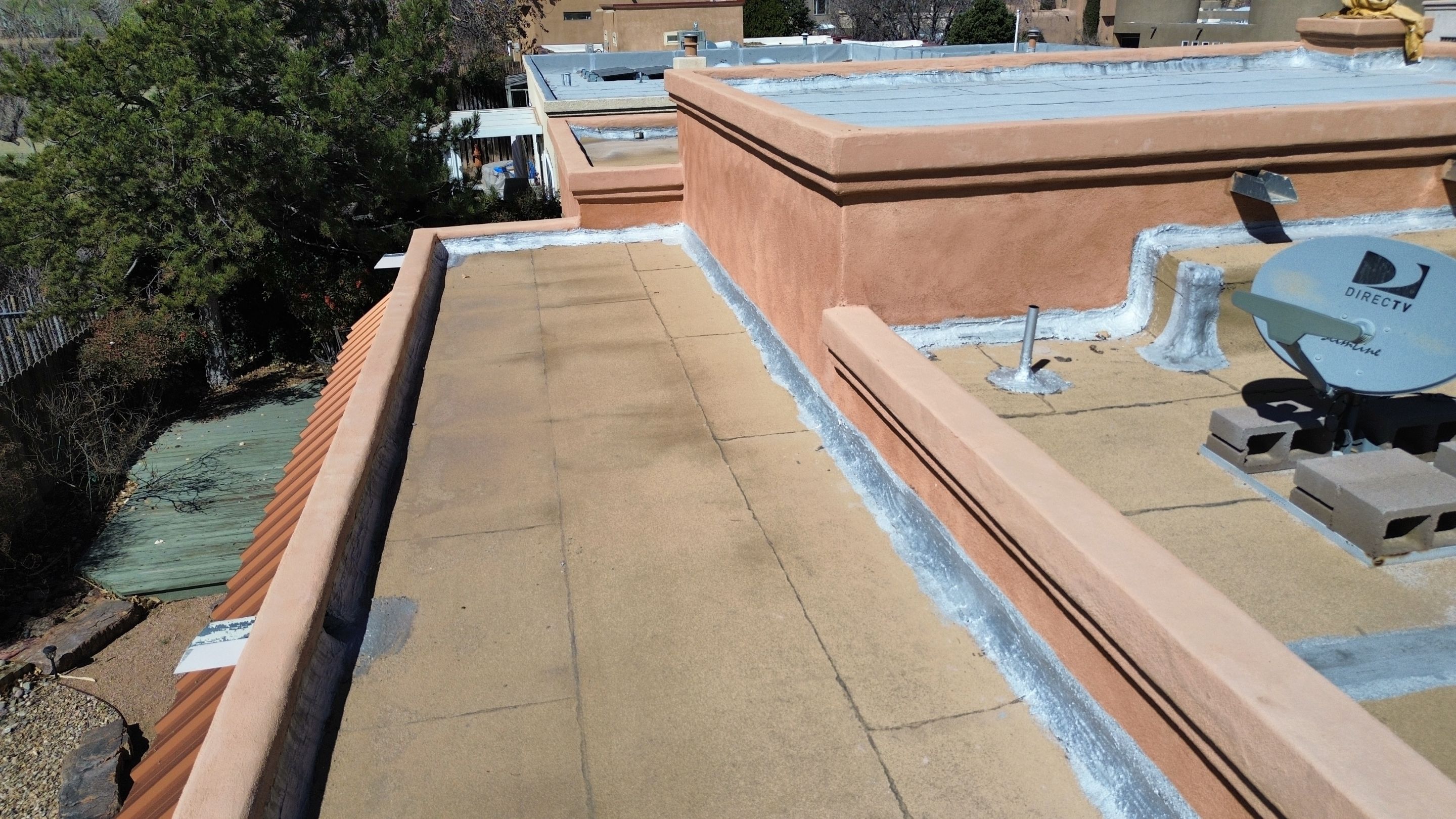 Residential TPO Flat Roof Replacement and Skylight Installation in Albuquerque by Doyle Roof Masters Inc