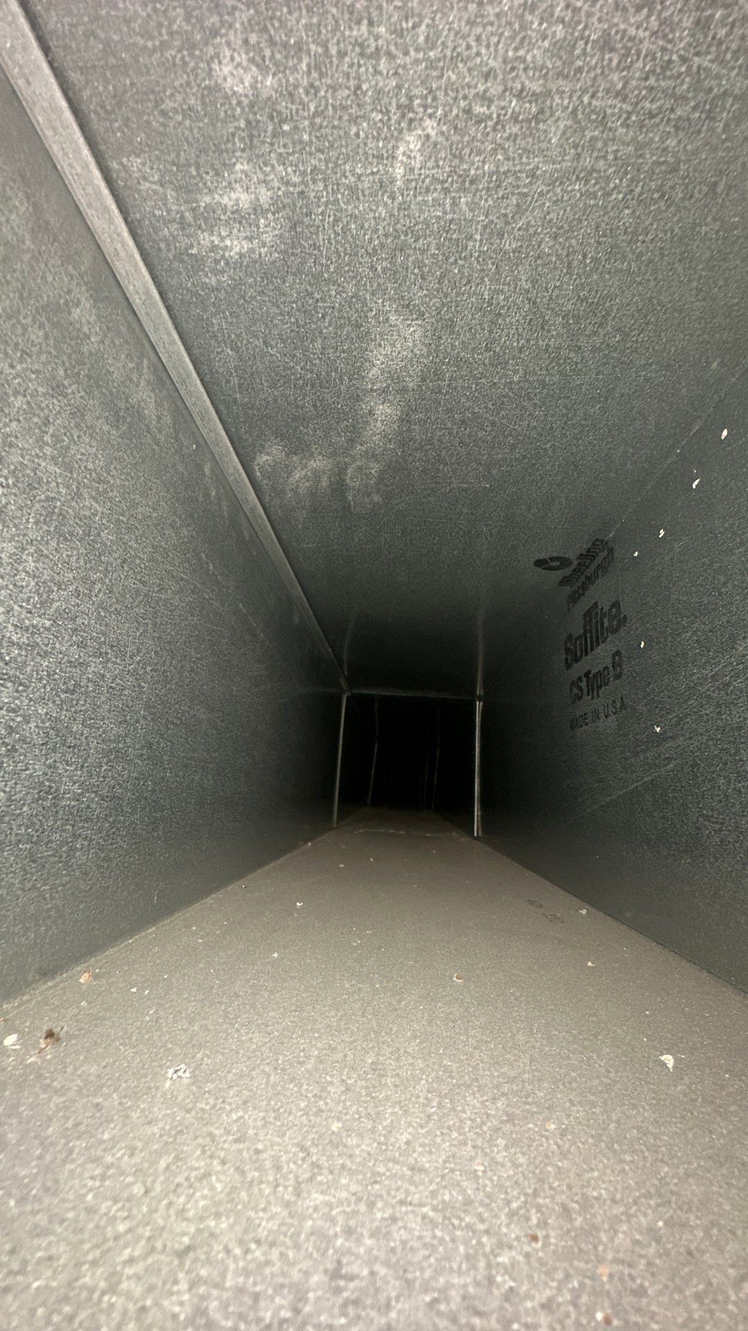 Air Duct Cleaning and Suspect Growth Removal Before and After Video/Photos Removal of mechanical component. by All Seasons Air Duct Cleaning 