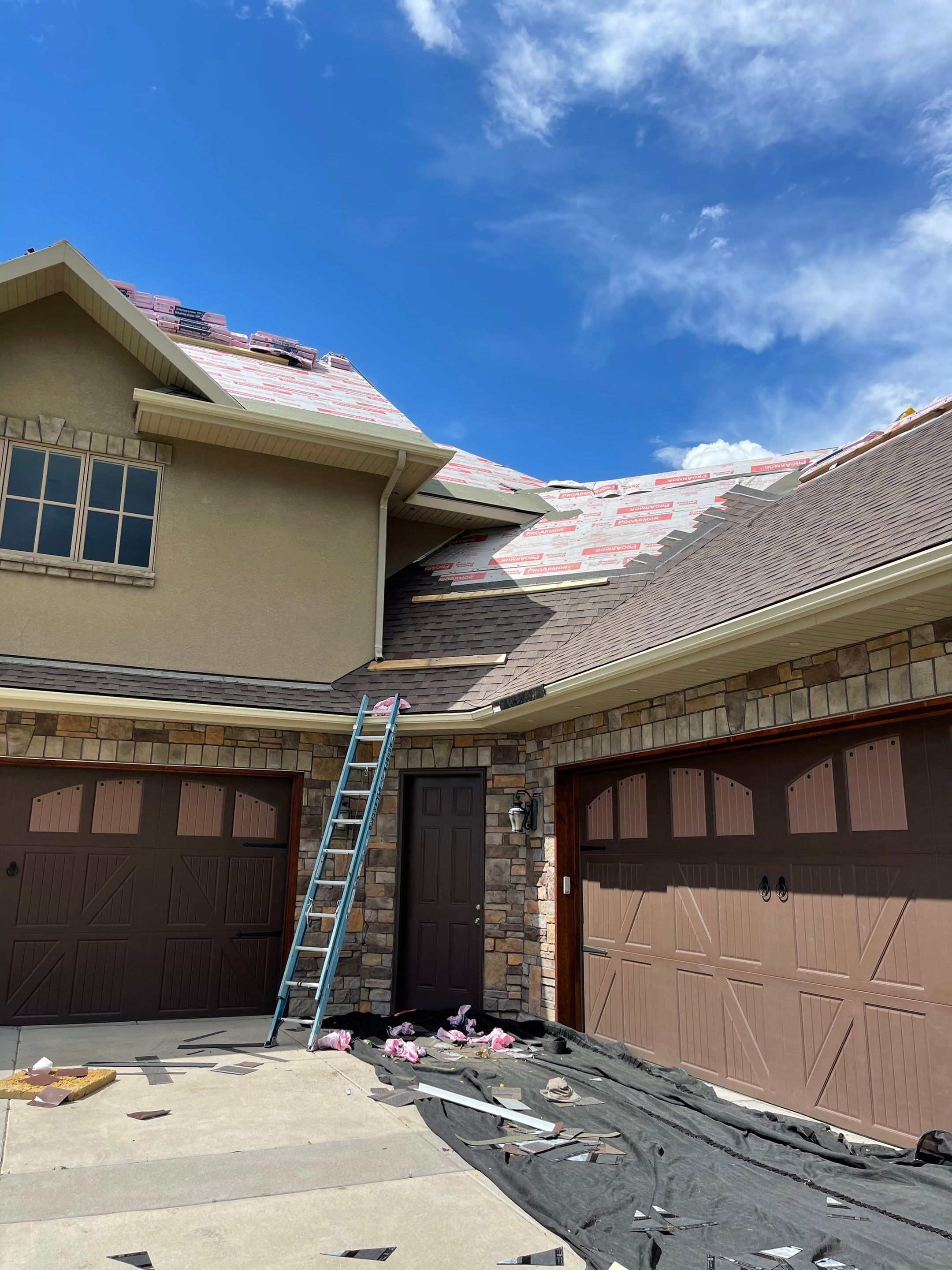 Residential Roofing Installation using Owens Corning TruDefinition Duration STORM by A to Z Roofing