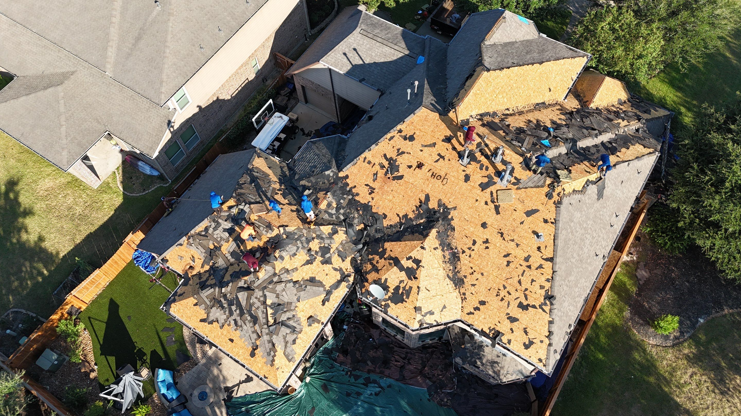 Residential Roofing Installation using IKO Dynasty by Core Four Roofing