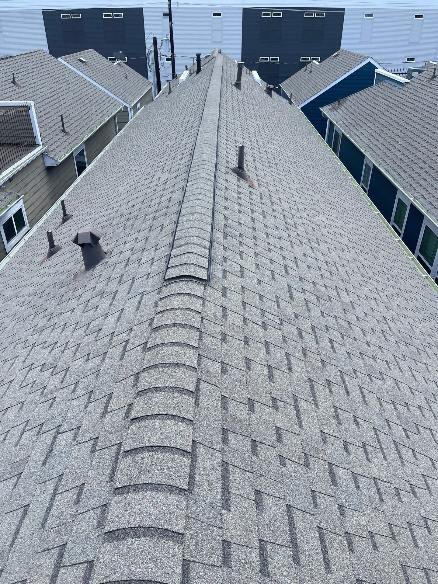 Hail Damage using Owen's Corning Duration (Lifetime) Shingles by Roof Repair Company