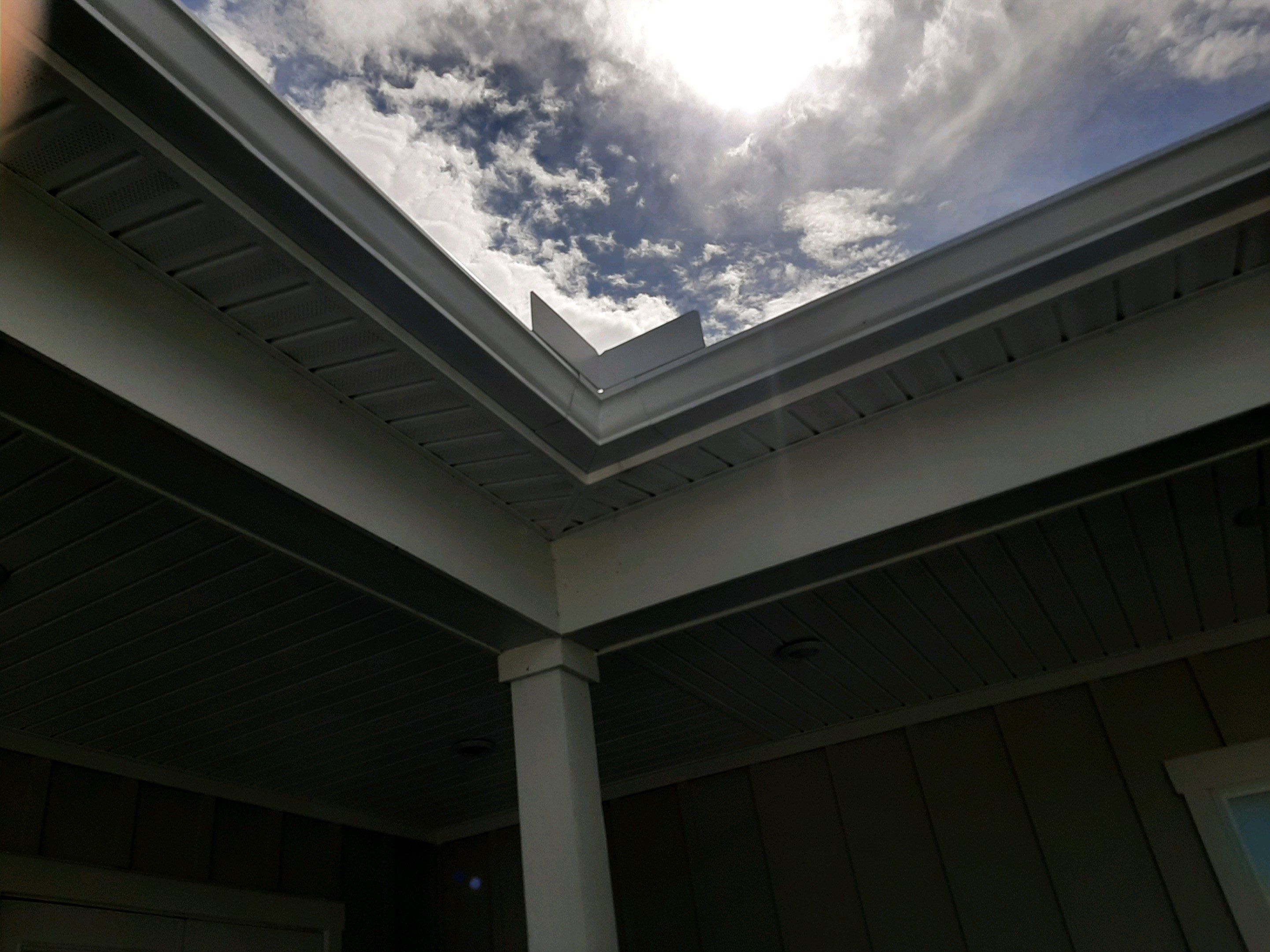 Seamless Gutter Installation using White K-Style Gutters by Gutter Professors