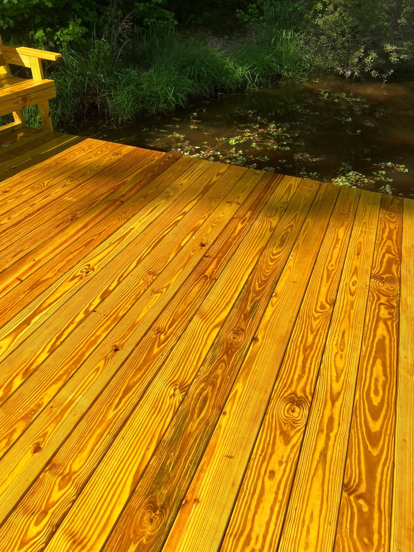 Dock using Wood Sealant by DuraSeal