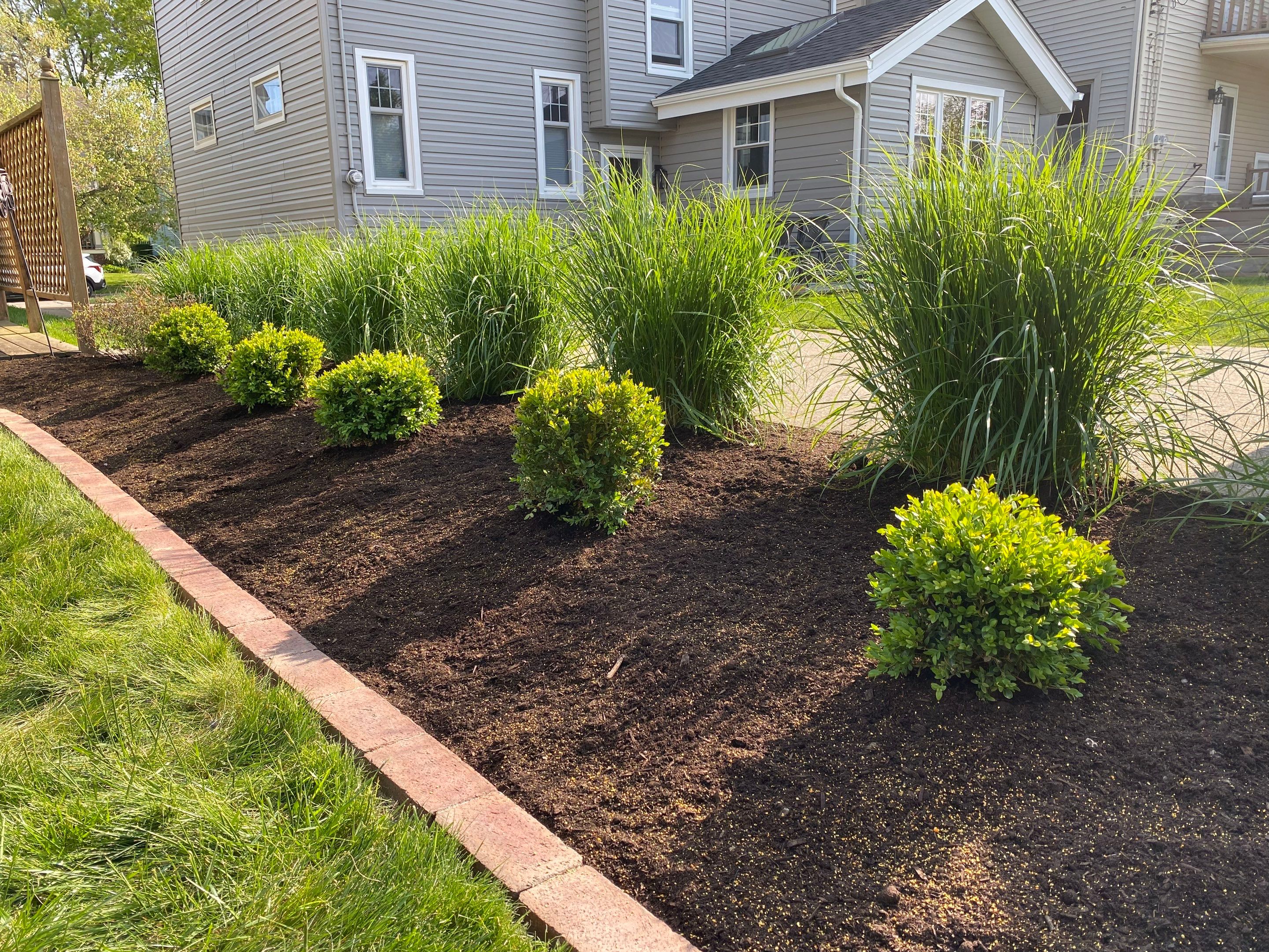 Hardscape Boarder Install by Elm Rose Gardens