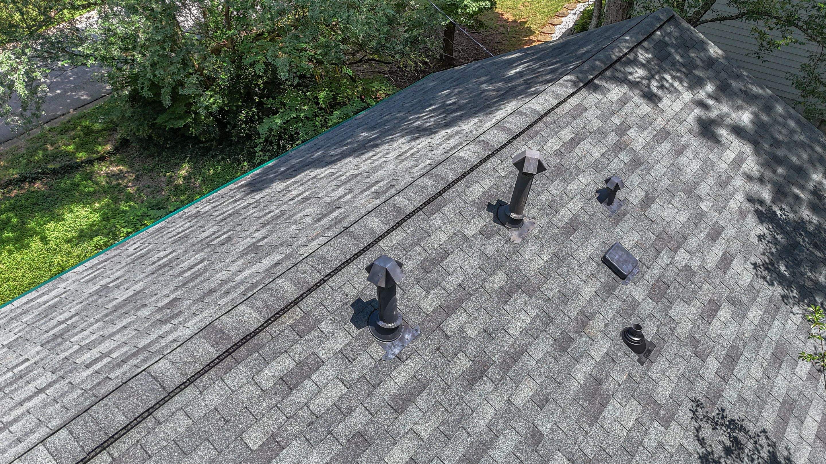 Roof Replacement using GAF Royal Sovereign Slate 3-Tab Roof Shingles by Nelson Exteriors 