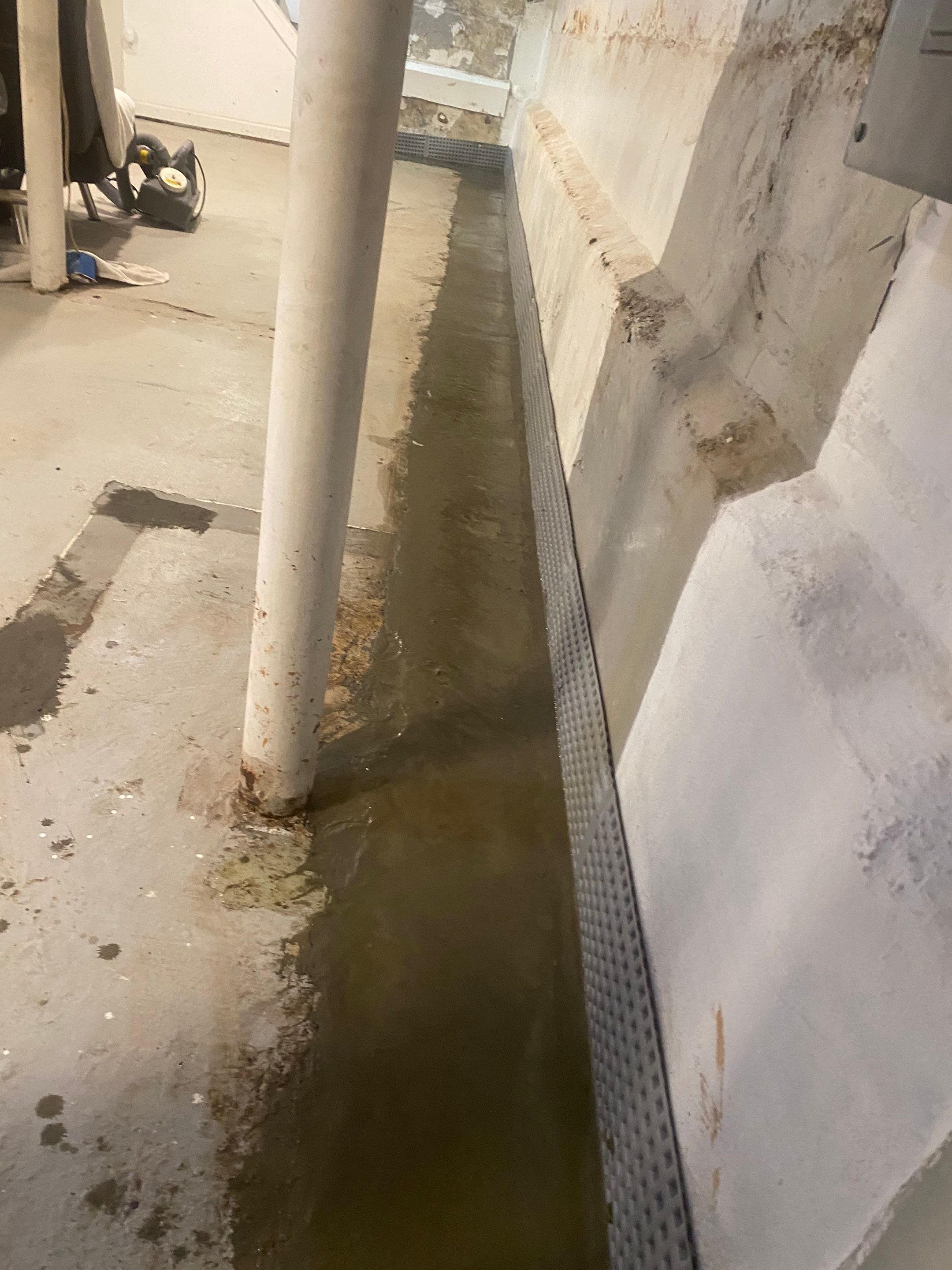 Interior French Drain in Union, NJ by Pure Service Pro, LLC 