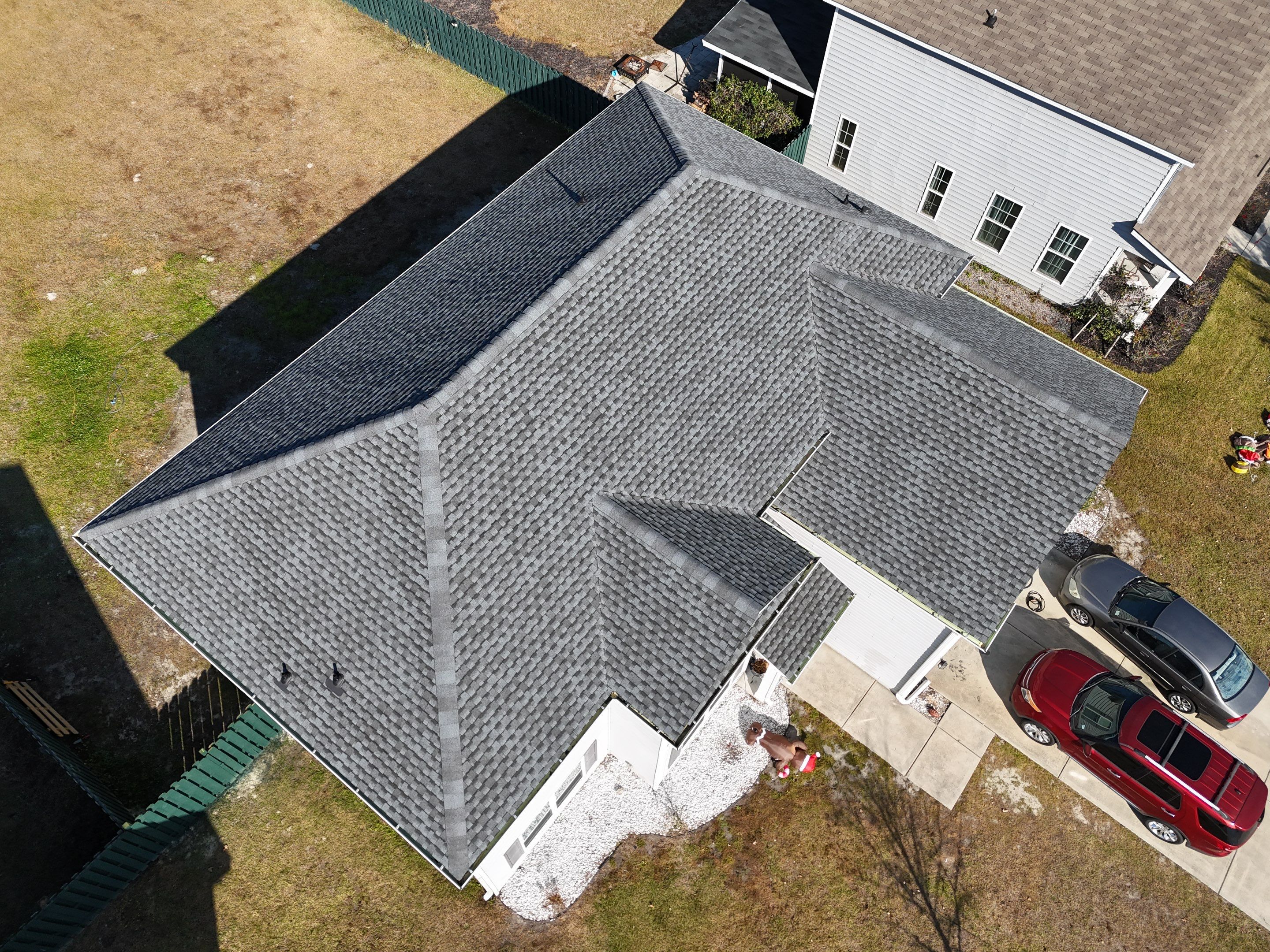 Storm Damage Full Roof Replacment using GAF Shingles by A Good Roofer Near Me