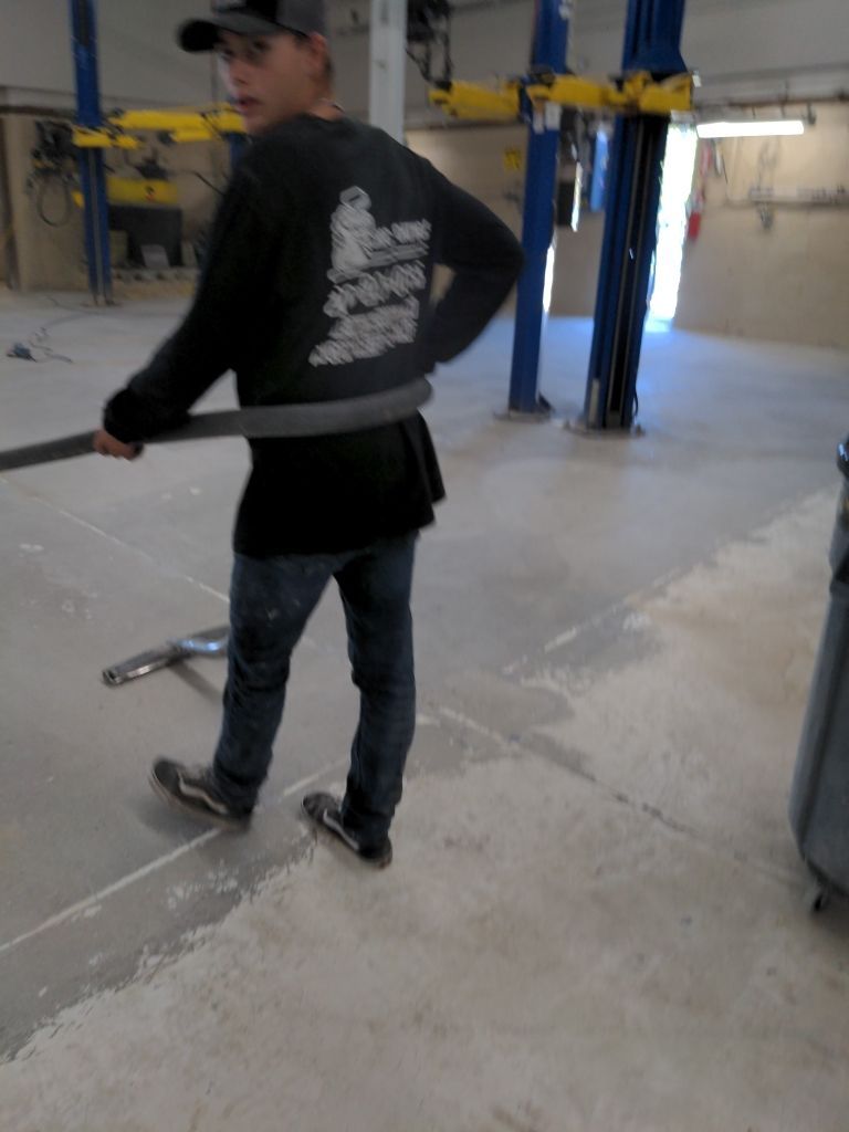 Commercial Floor Transformation using Penntek Shop Floor System by Croc Coatings, LLC