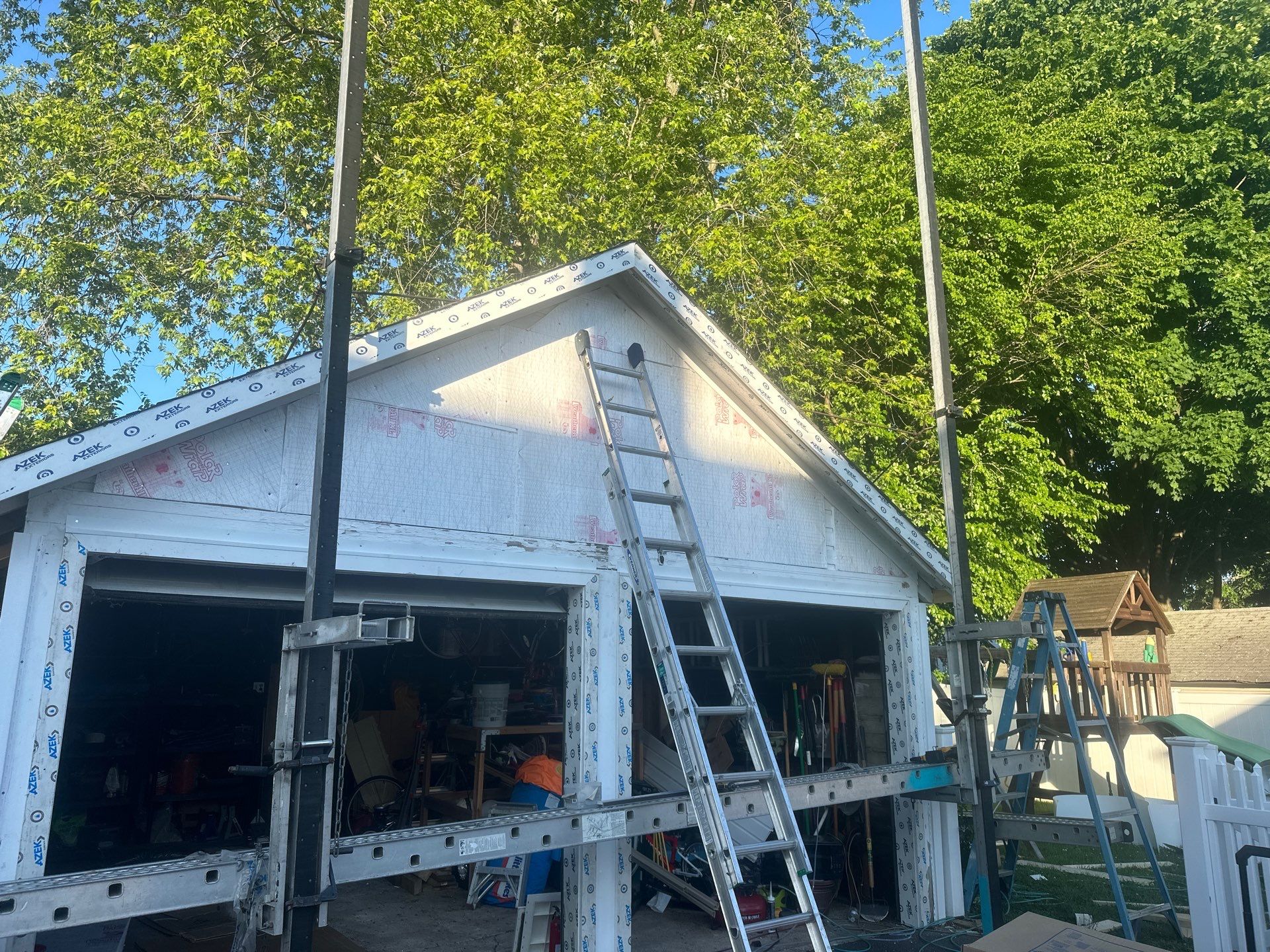 Siding Installation using CertainTeed Mainstreet Vinyl Siding - Savannah Wicker by A Plus Exterior
