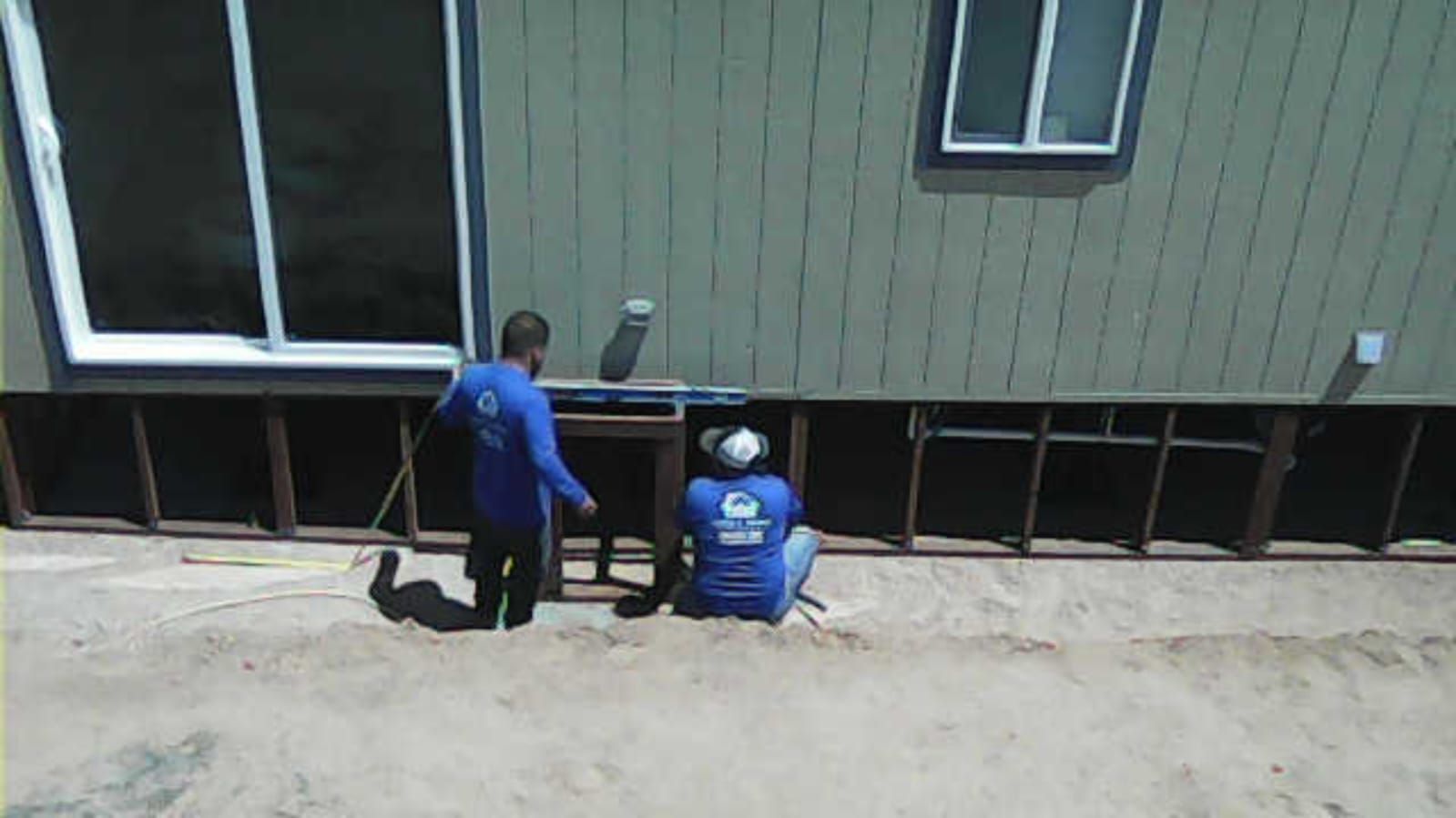 Project in Eloy by Mobile Home Installations