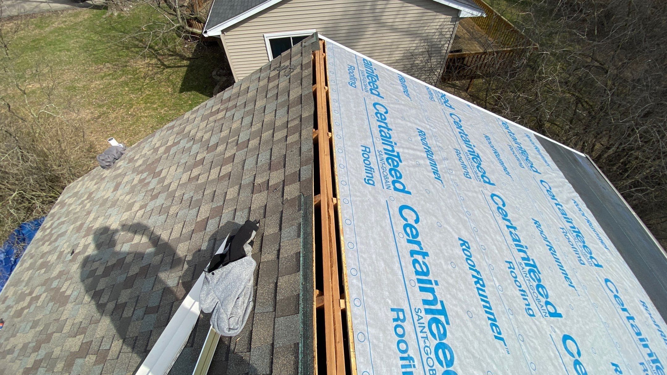Roof Replacement using CertainTeed Landmark by 180 Contractors