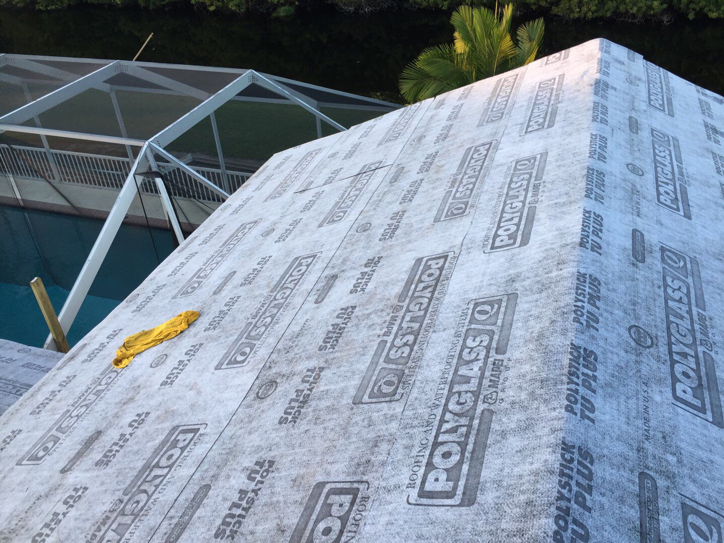 Residential Roofing Installation using 1" Nail strip metal roof by BLUES BROTHERS ROOFING